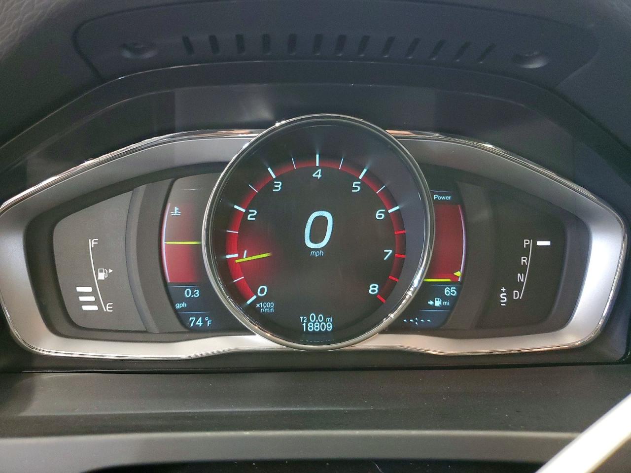 2015 Volvo V60 Premier+ Black vin: YV126MEC5F1207076