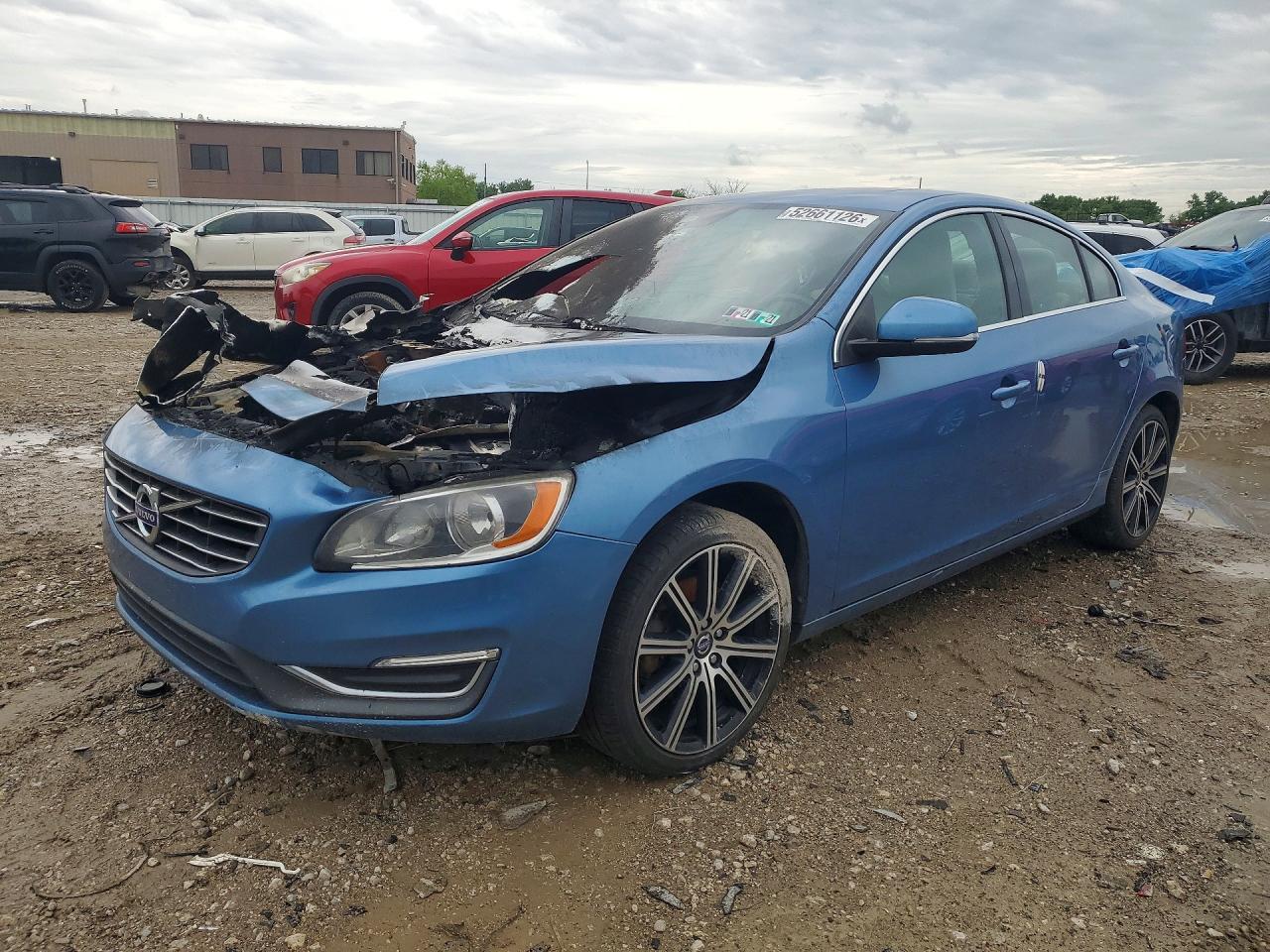 2015 Volvo S60 Premier Blue vin: YV126MFB5F1299831