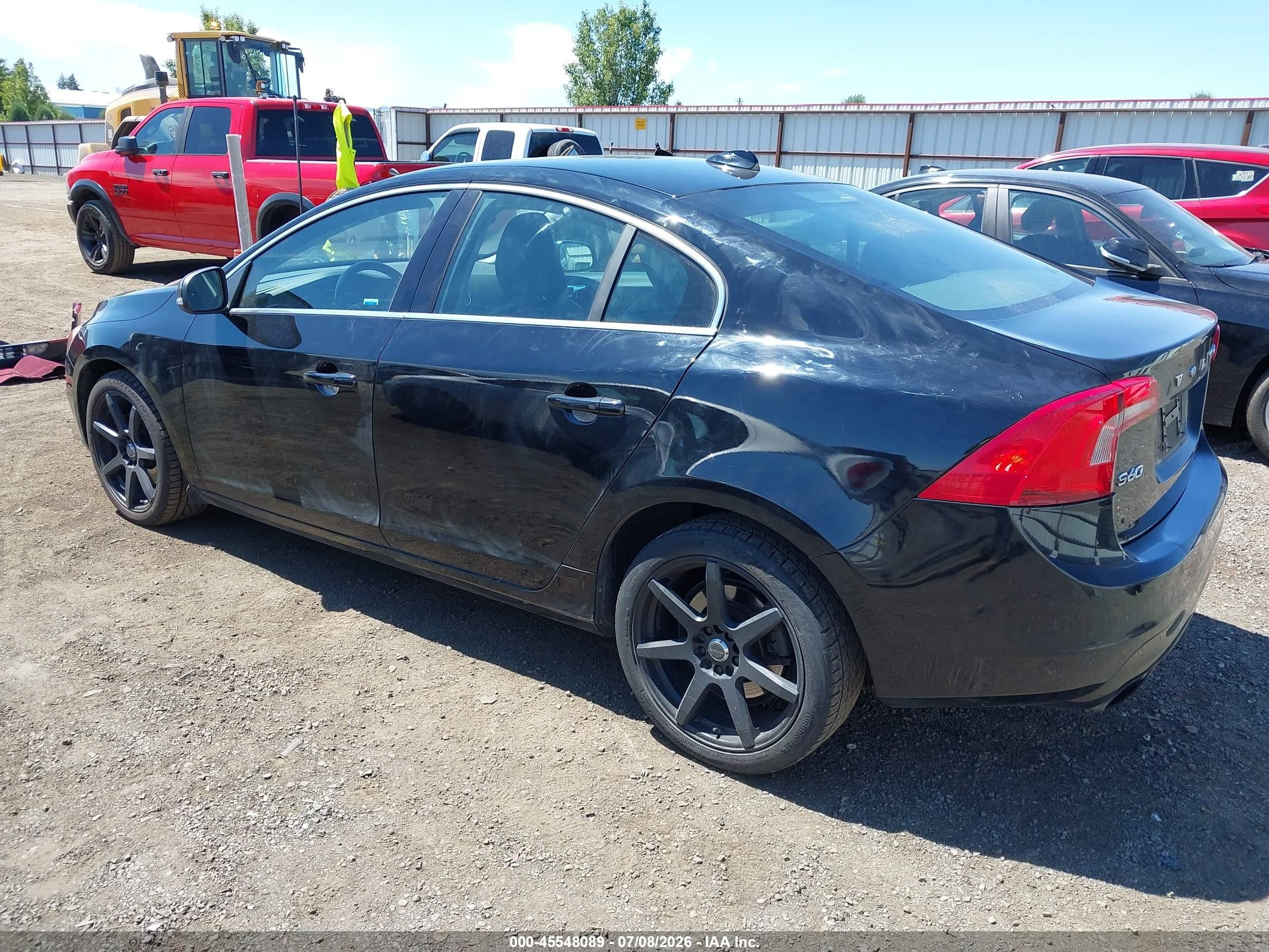 2015 Volvo S60 T5 Premier Black vin: YV126MFB8F2314171