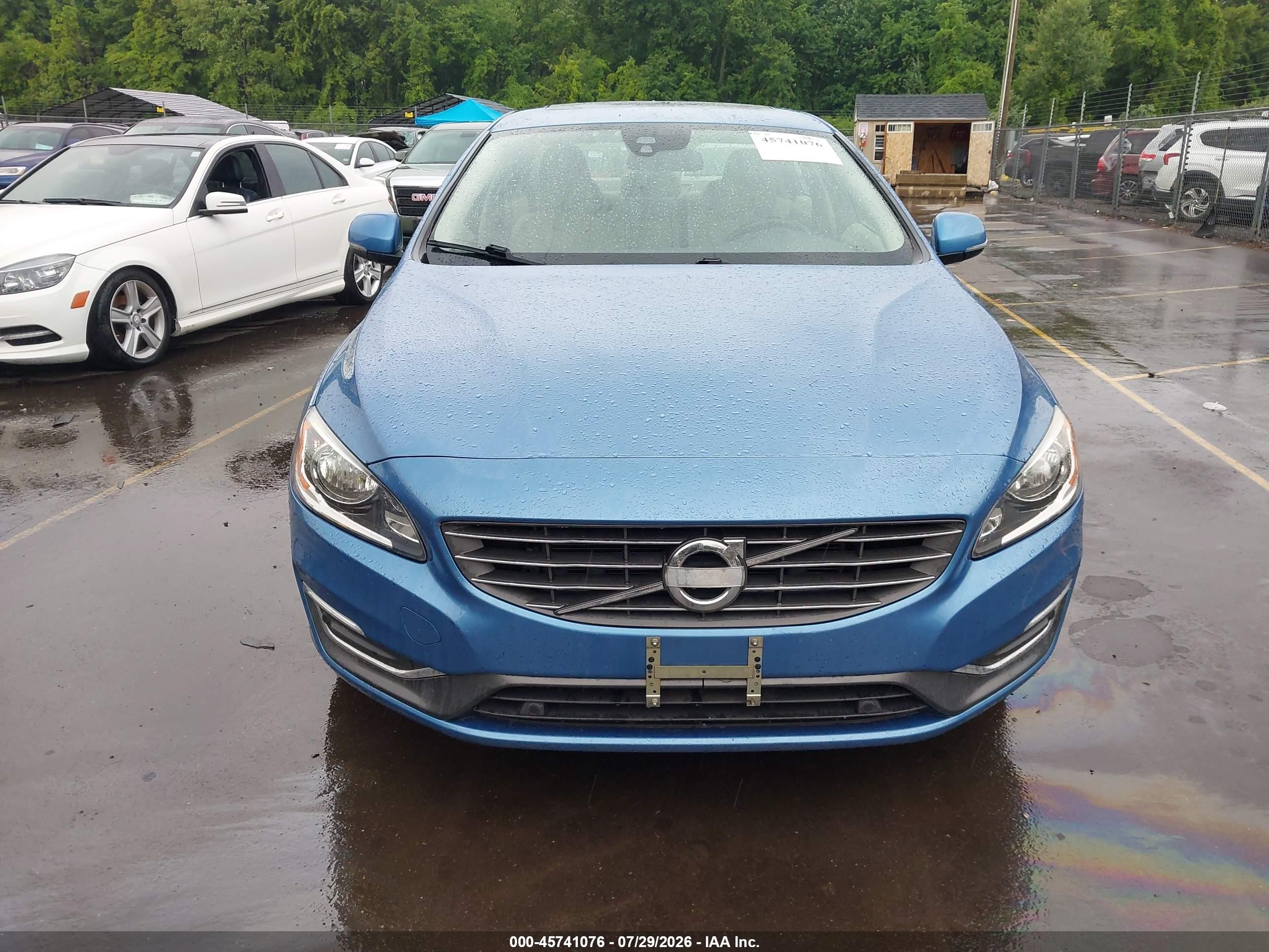 2015 Volvo S60 T5 Platinum Blue vin: YV126MFD6F2301937