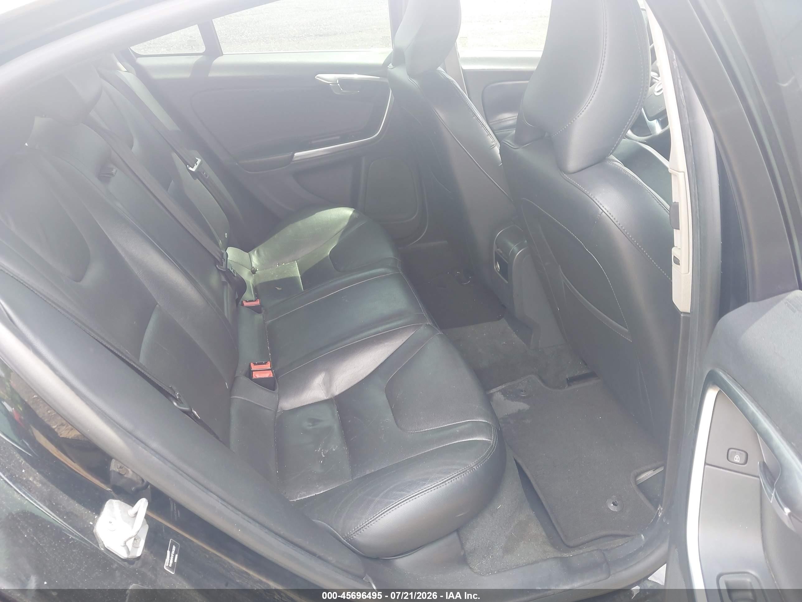 2015 Volvo S60 T5 Premier Black vin: YV126MFK1F1343257