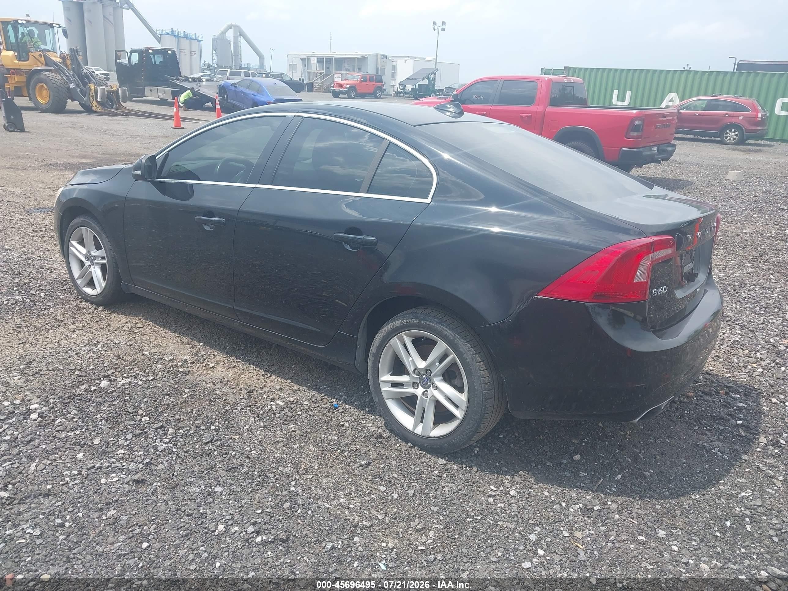 2015 Volvo S60 T5 Premier Black vin: YV126MFK1F1343257