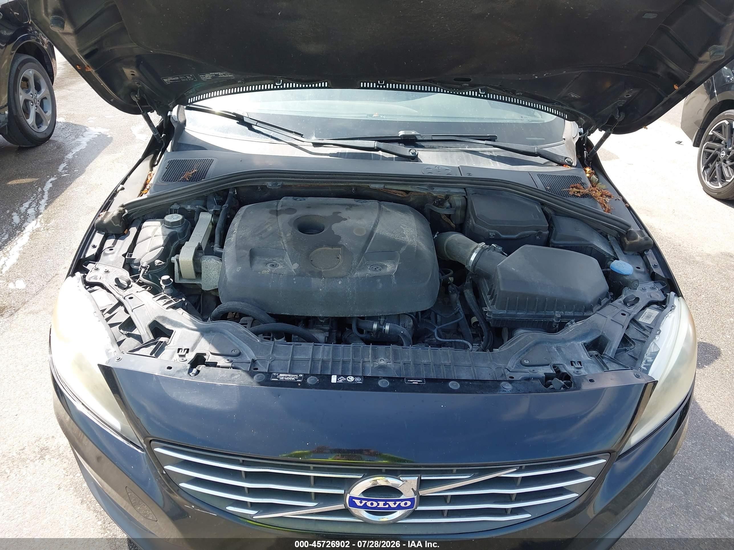 2015 Volvo S60 T5 Premier Черный vin: YV126MFK1F2338375