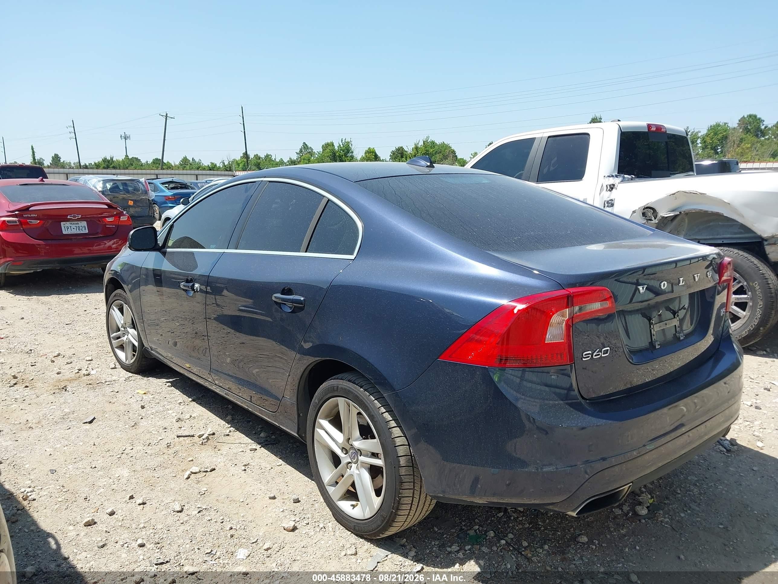 2015 Volvo S60 T5 Premier Blue vin: YV126MFK2F1337032