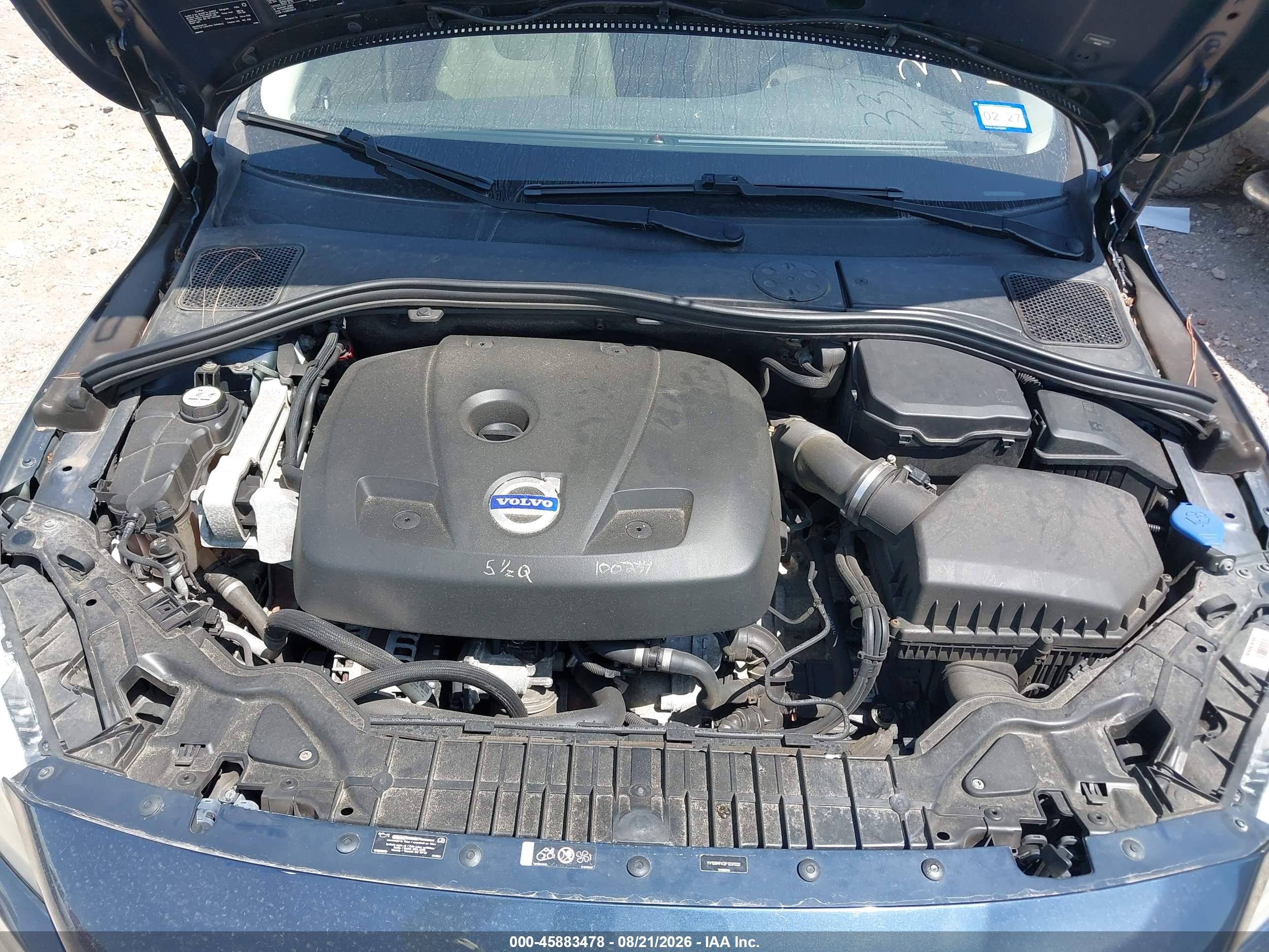 2015 Volvo S60 T5 Premier Blue vin: YV126MFK2F1337032