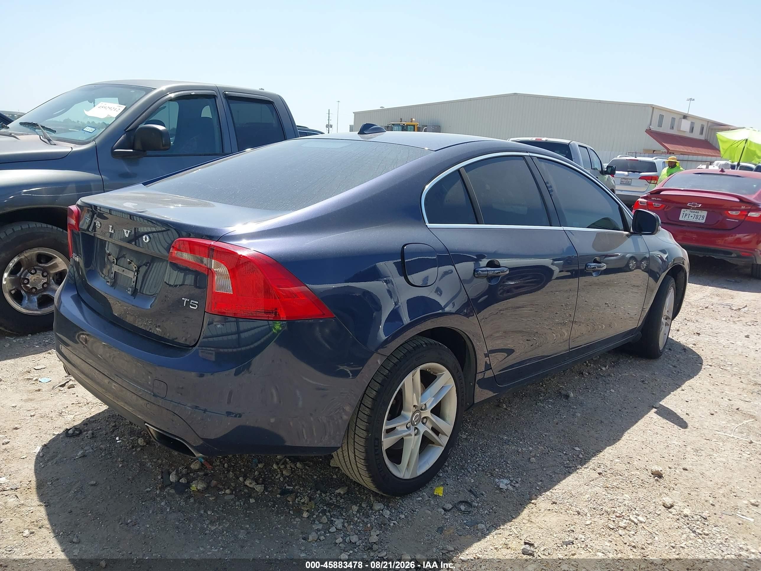 2015 Volvo S60 T5 Premier Blue vin: YV126MFK2F1337032