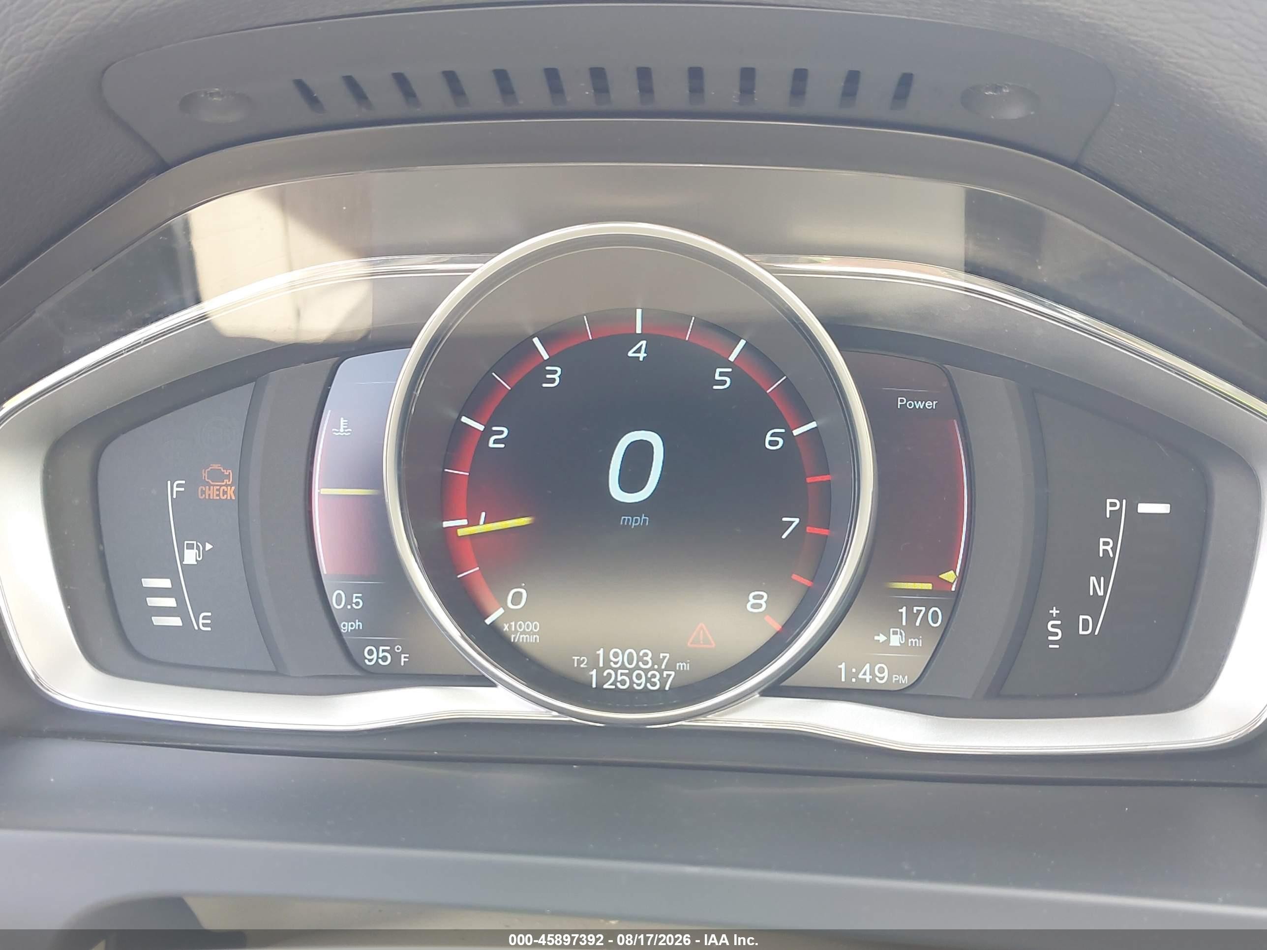 2015 Volvo S60 T5 Premier White vin: YV126MFK2F1343106