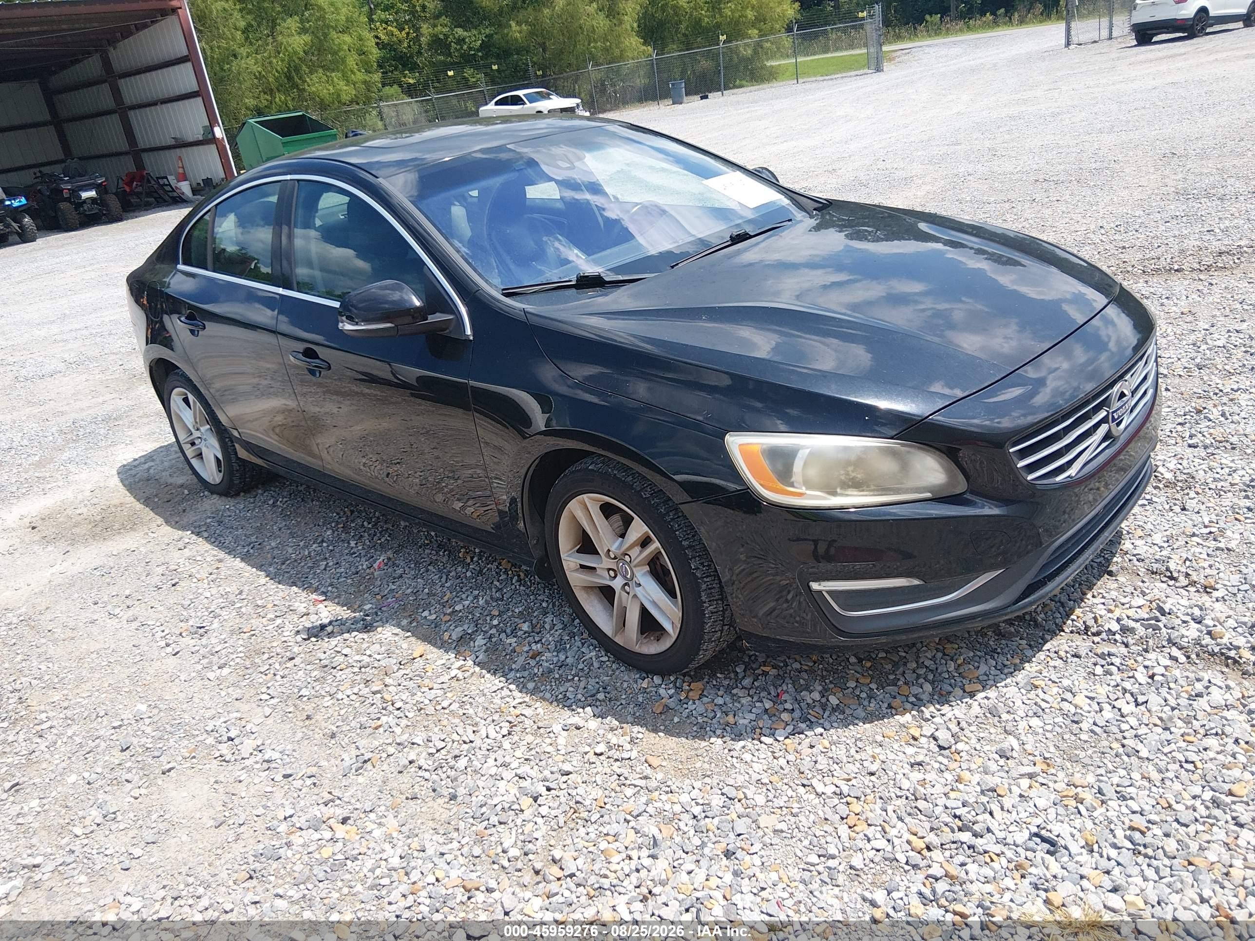 2015 Volvo S60 T5 Premier Black vin: YV126MFK4F1344970
