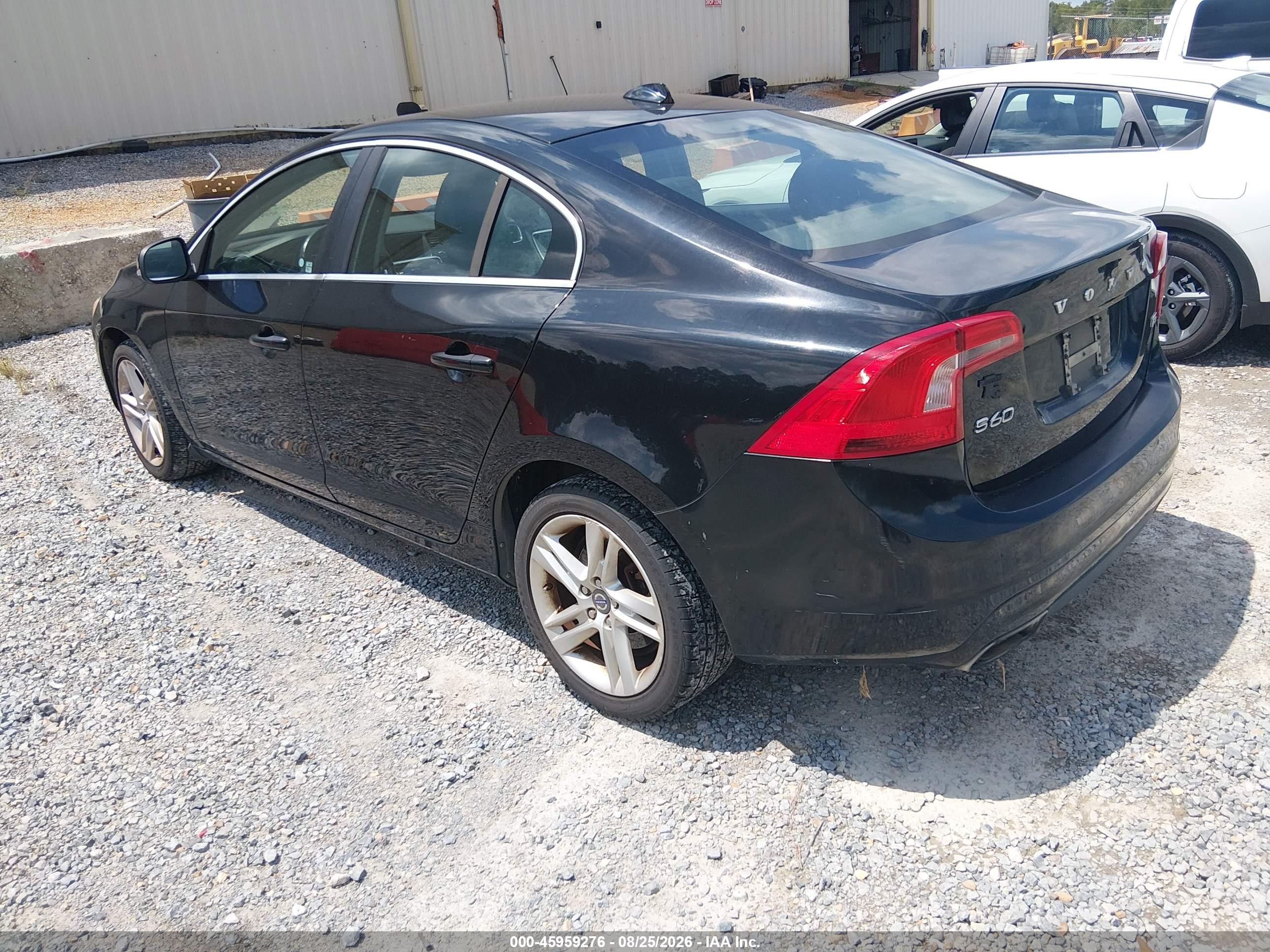 2015 Volvo S60 T5 Premier Black vin: YV126MFK4F1344970
