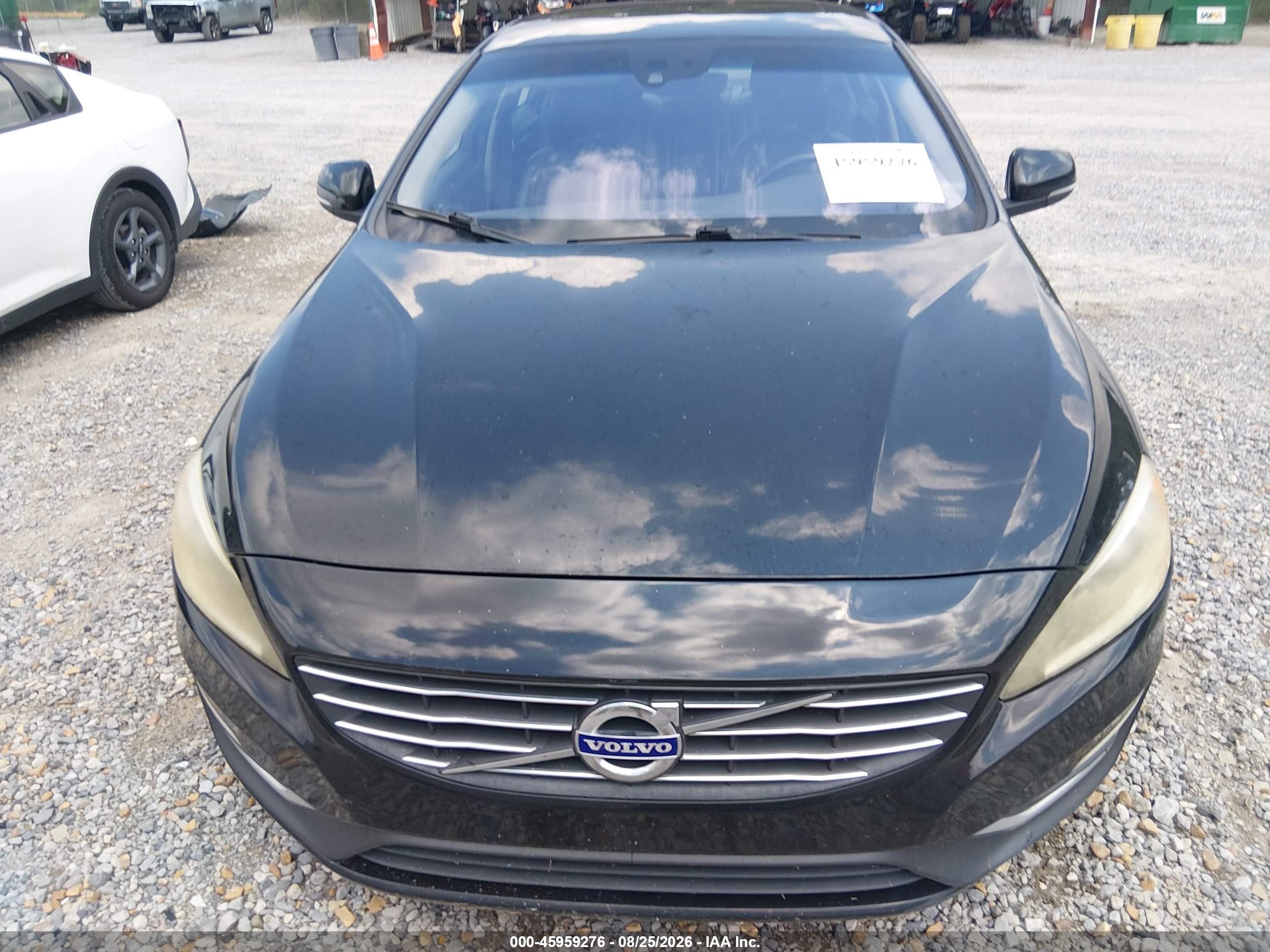 2015 Volvo S60 T5 Premier Black vin: YV126MFK4F1344970
