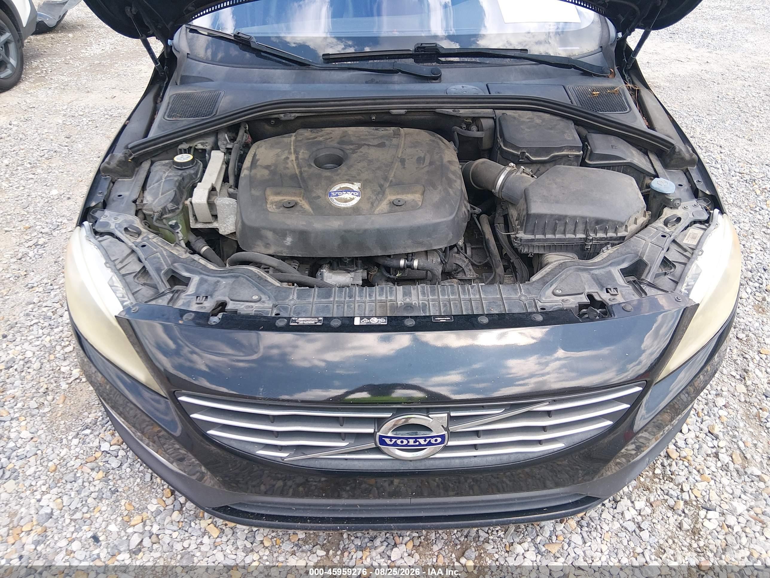 2015 Volvo S60 T5 Premier Black vin: YV126MFK4F1344970