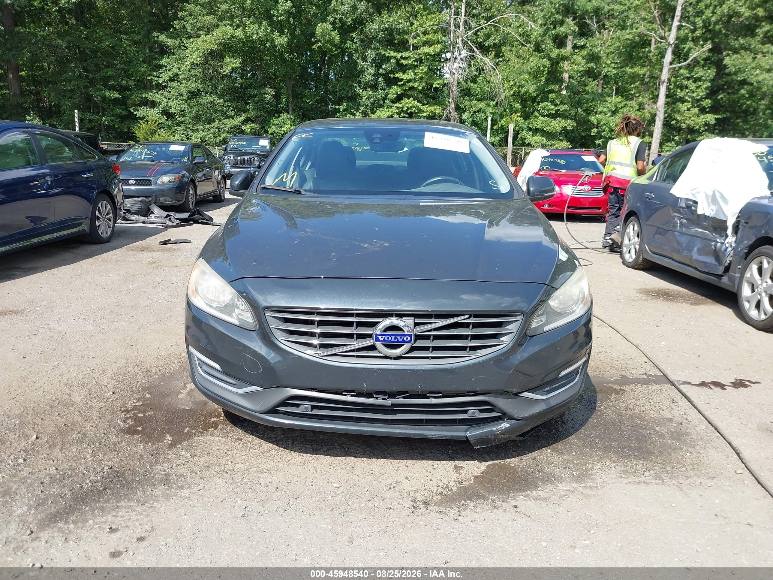 2015 Volvo S60 T5 Premier Blue vin: YV126MFK5F2336886