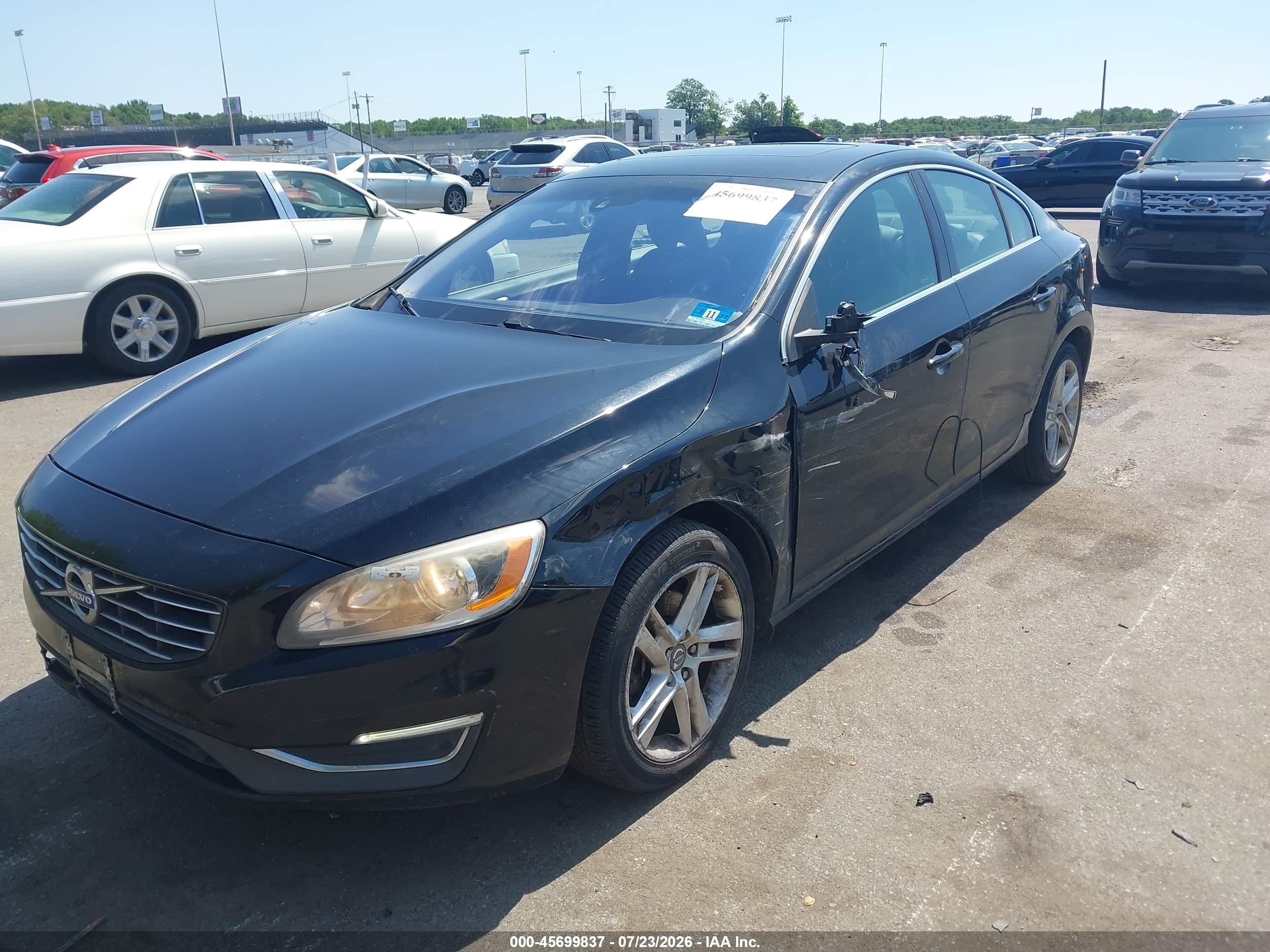 2015 Volvo S60 T5 Premier Black vin: YV126MFK8F1336130