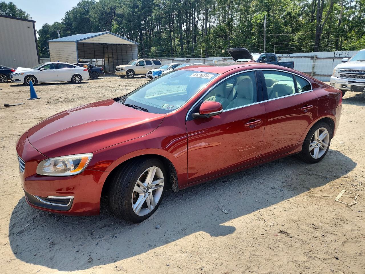 2015 Volvo S60 Premier Red vin: YV126MFK8F1340226