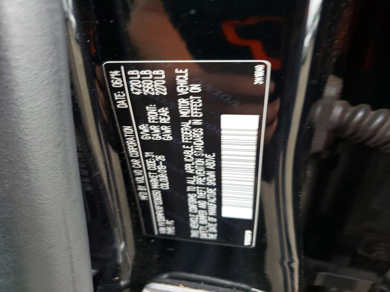 2015 Volvo S60 Premier Black vin: YV126MFKXF1336050