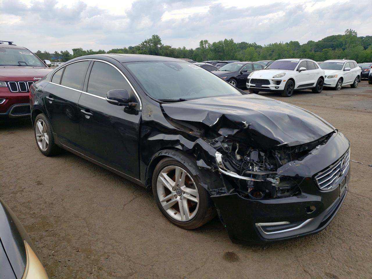 2015 Volvo S60 Premier Black vin: YV126MFKXF1336050