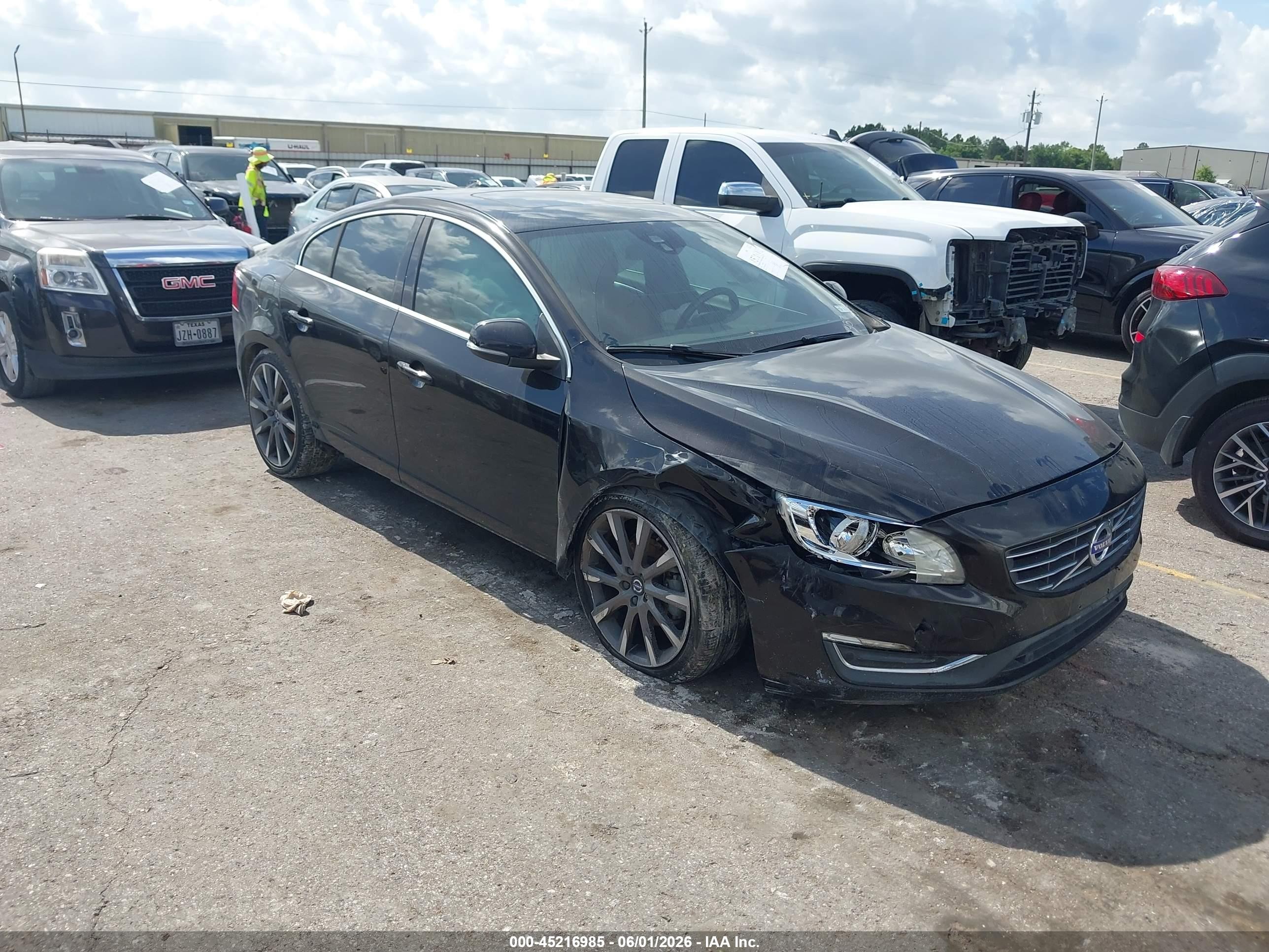 2015 Volvo S60 T5 Premier Black vin: YV126MFKXF2367437