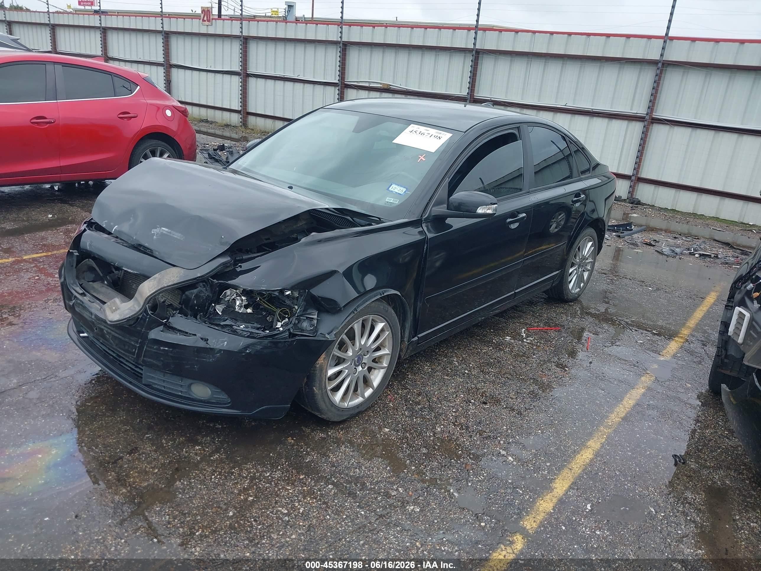 2010 Volvo S40 2.4i Black vin: YV1382MS3A2490673