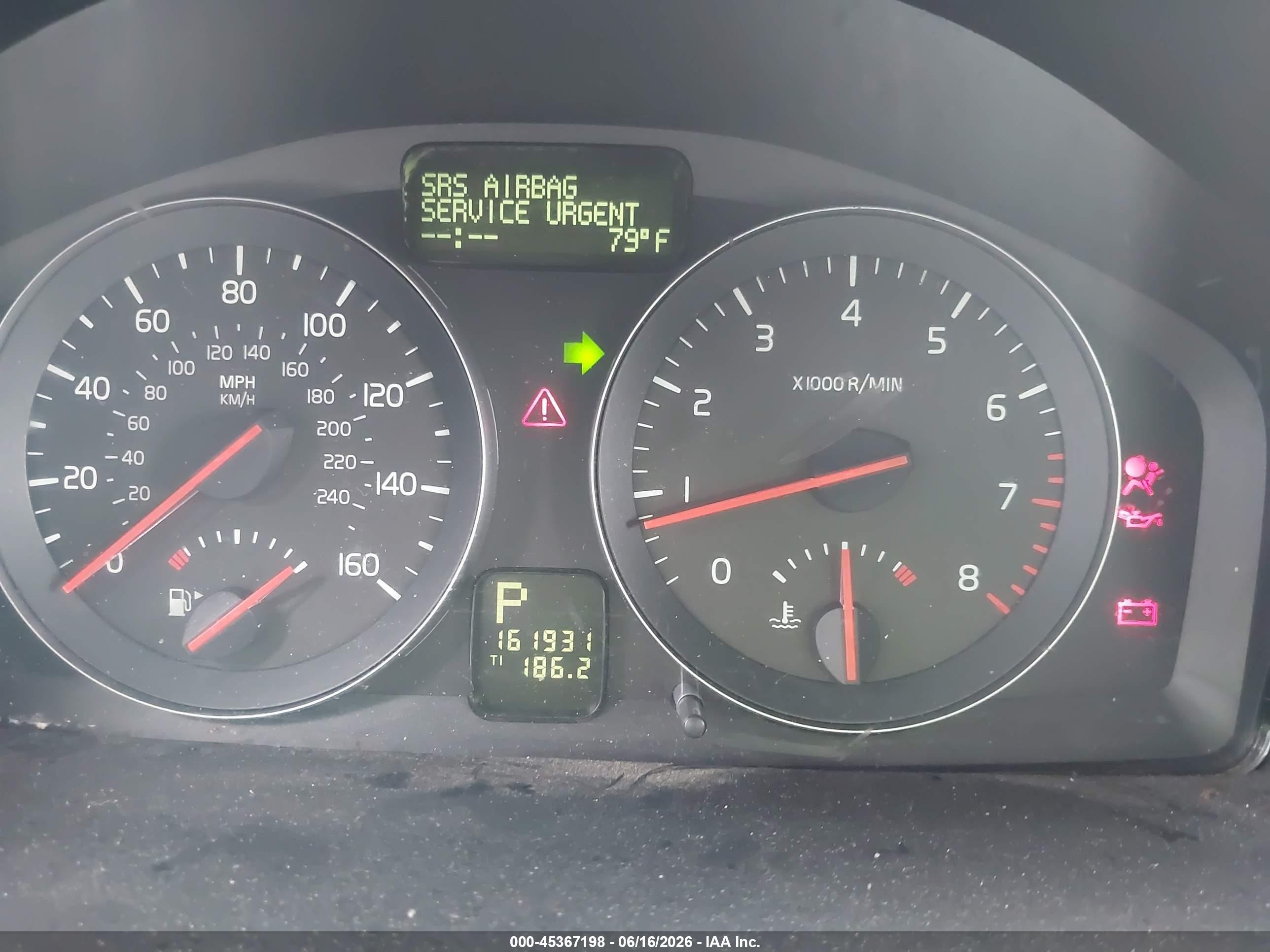 2010 Volvo S40 2.4i Black vin: YV1382MS3A2490673