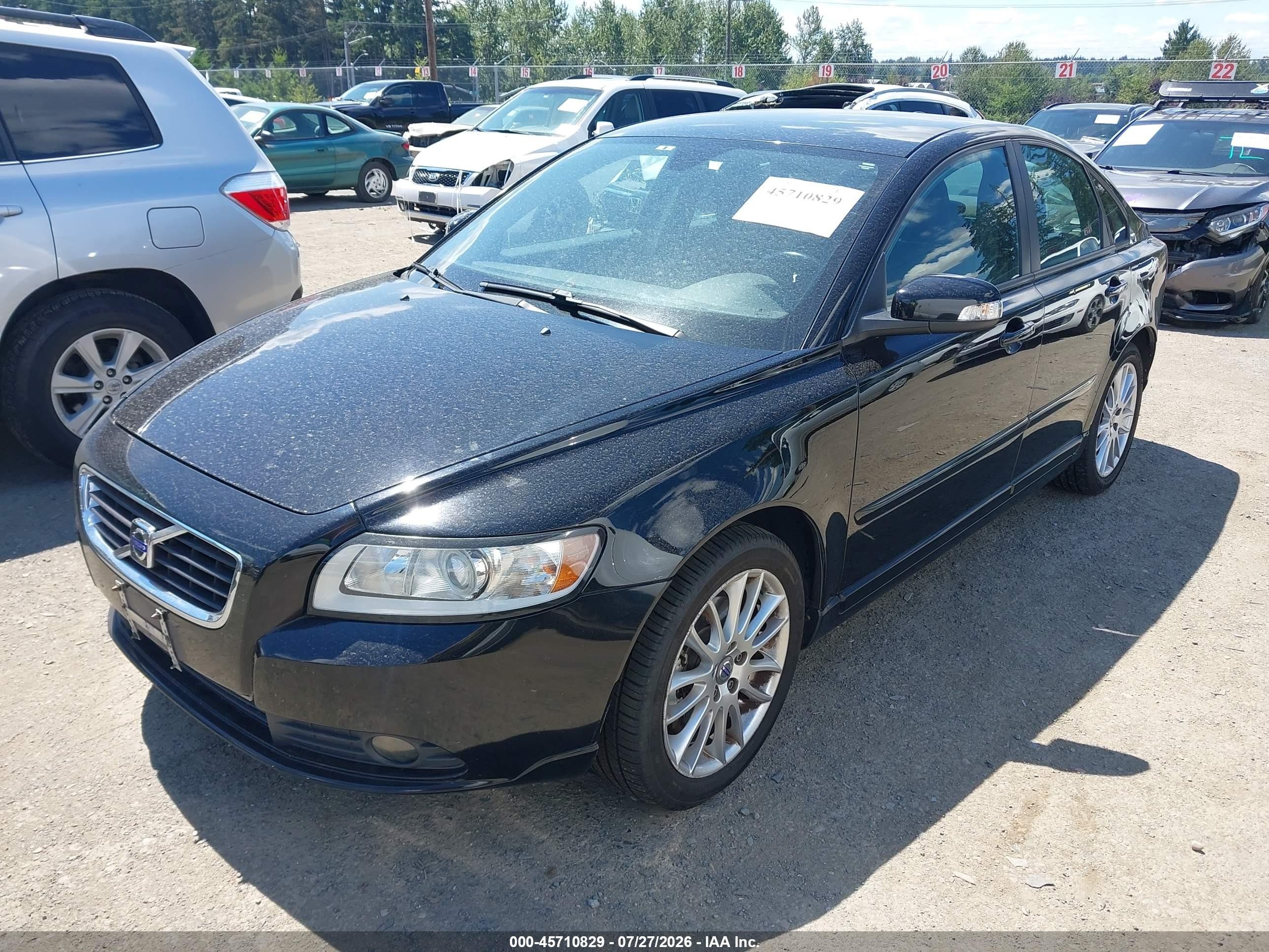2010 Volvo S40 2.4i Black vin: YV1382MS3A2506399
