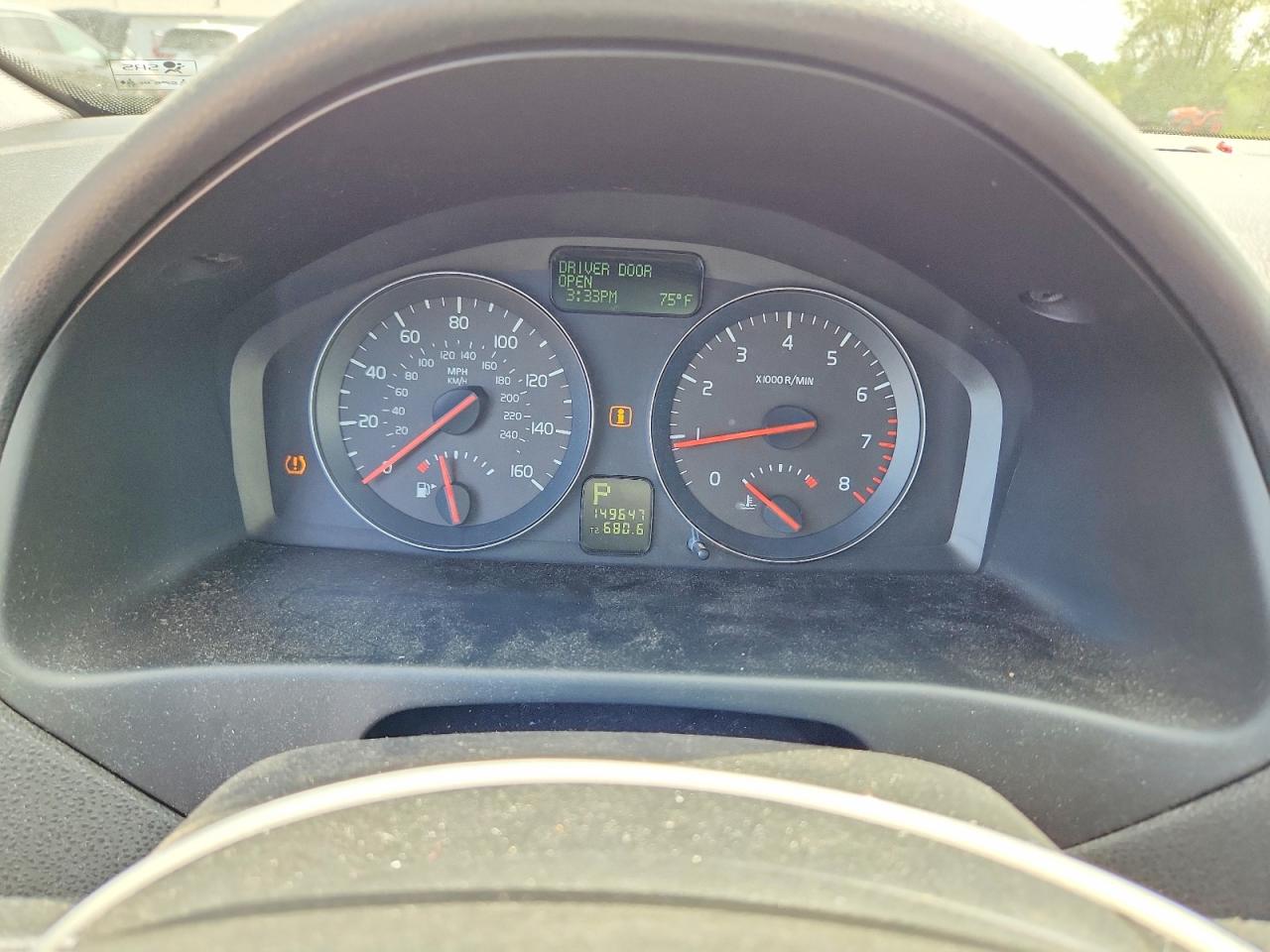 2010 Volvo S40 2.4i White vin: YV1382MS5A2489069