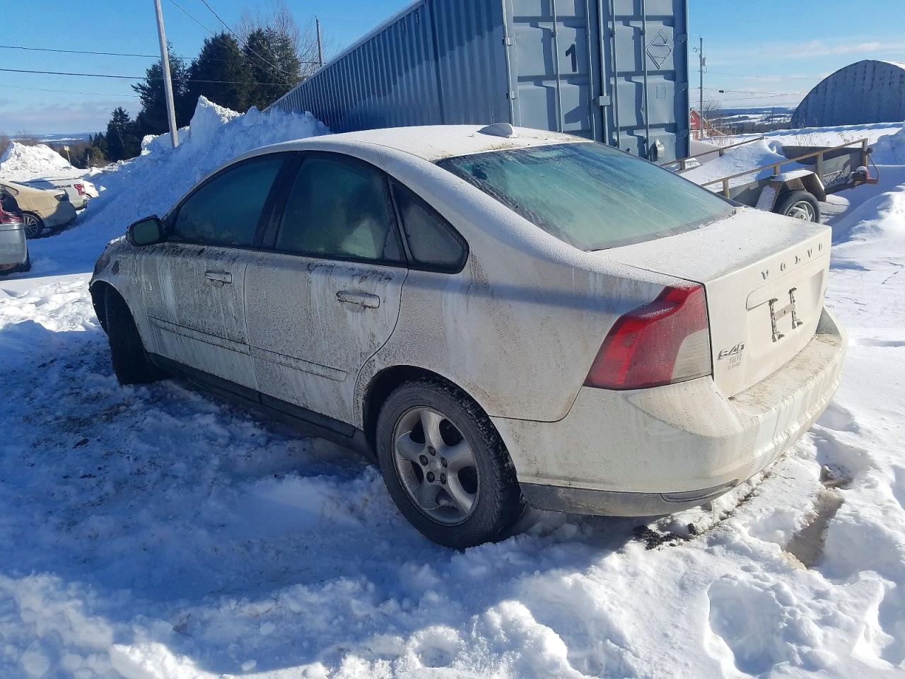 2010 Volvo S40 2.4i Белый vin: YV1382MSXA2485633
