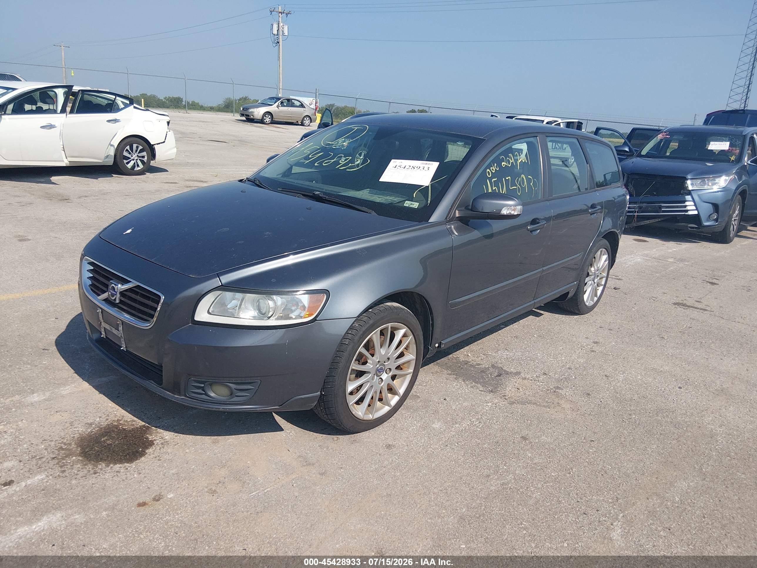 2010 Volvo V50 2.4i Gray vin: YV1382MW0A2534468