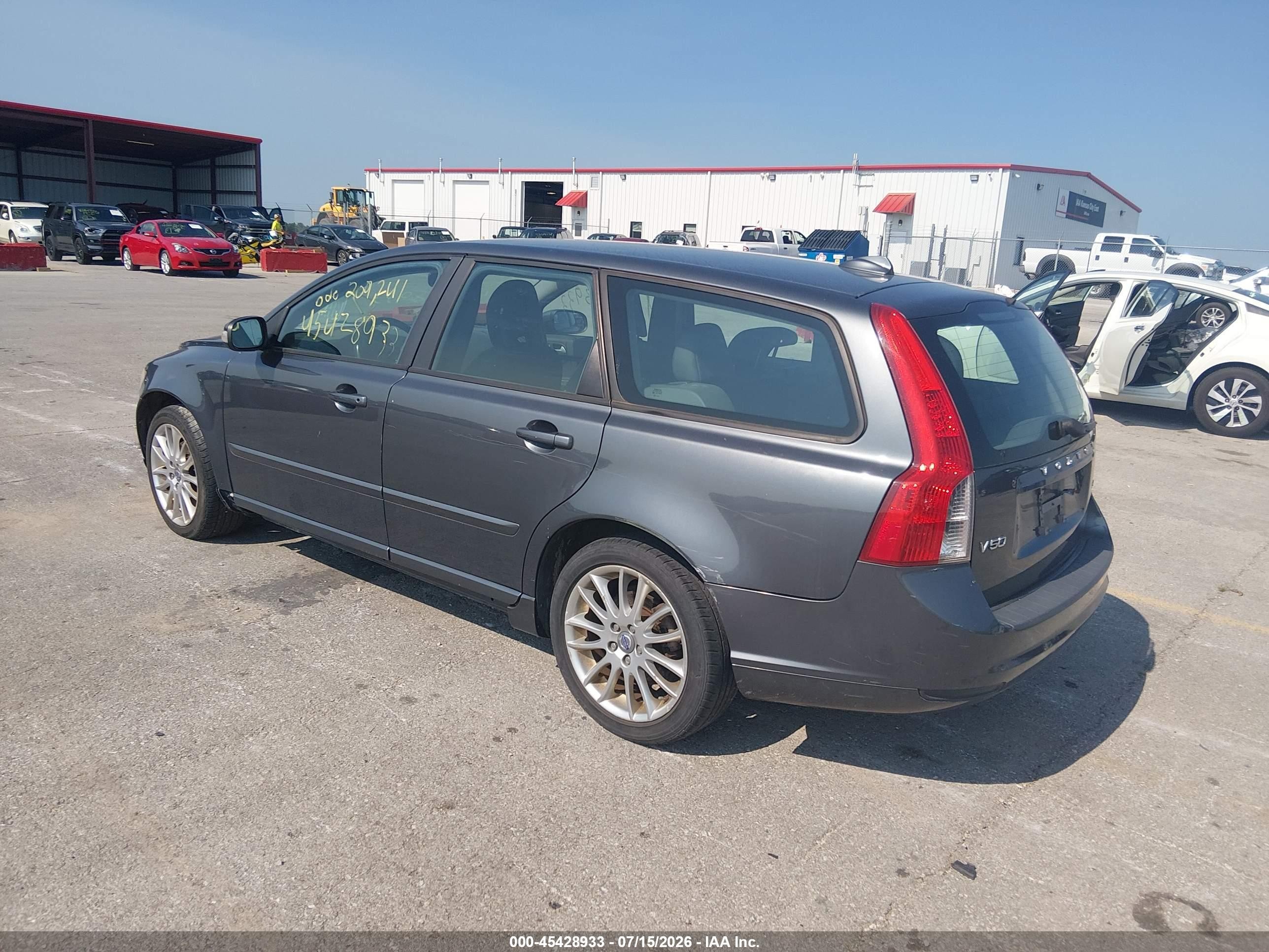 2010 Volvo V50 2.4i Gray vin: YV1382MW0A2534468