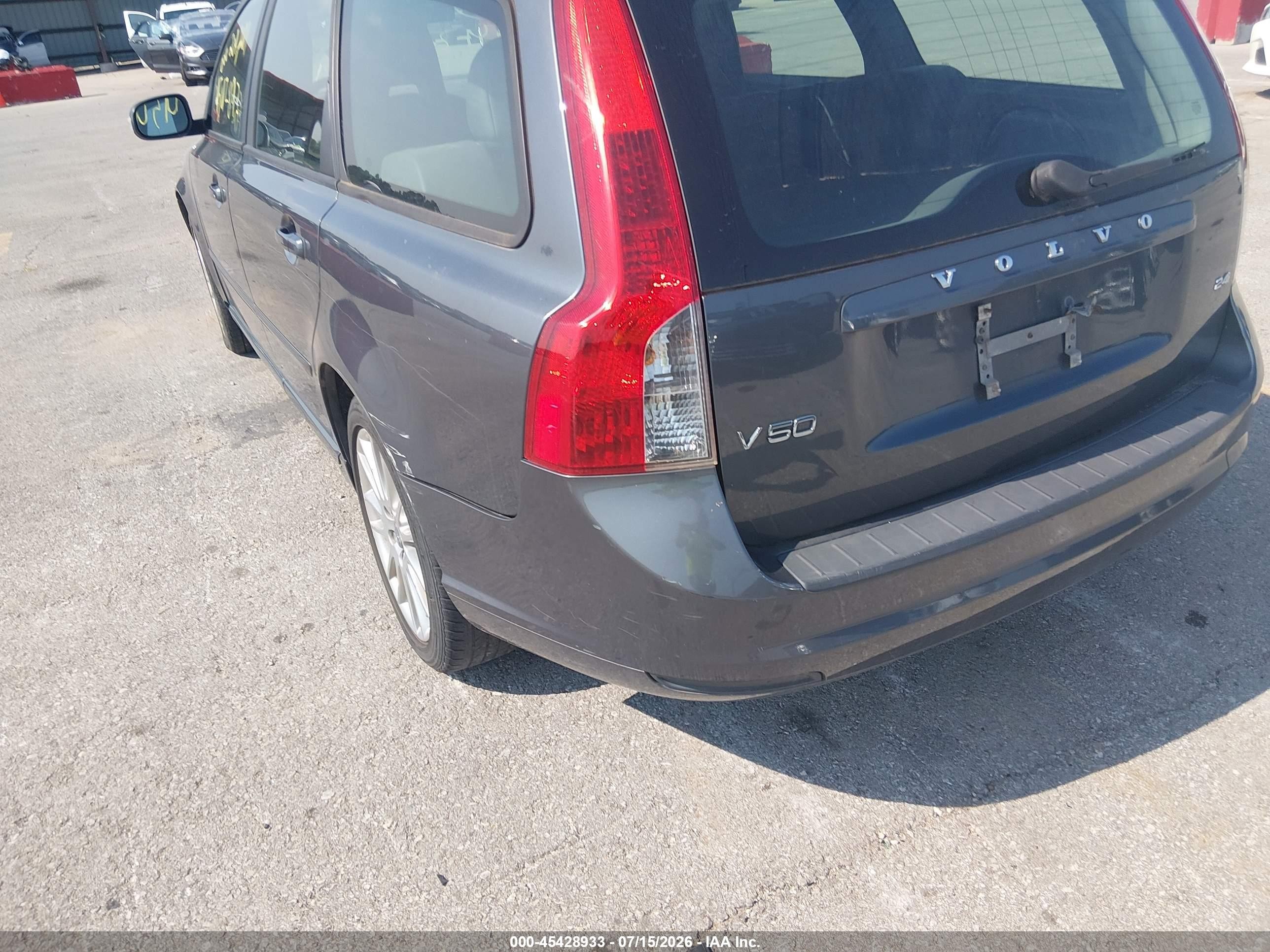 2010 Volvo V50 2.4i Gray vin: YV1382MW0A2534468