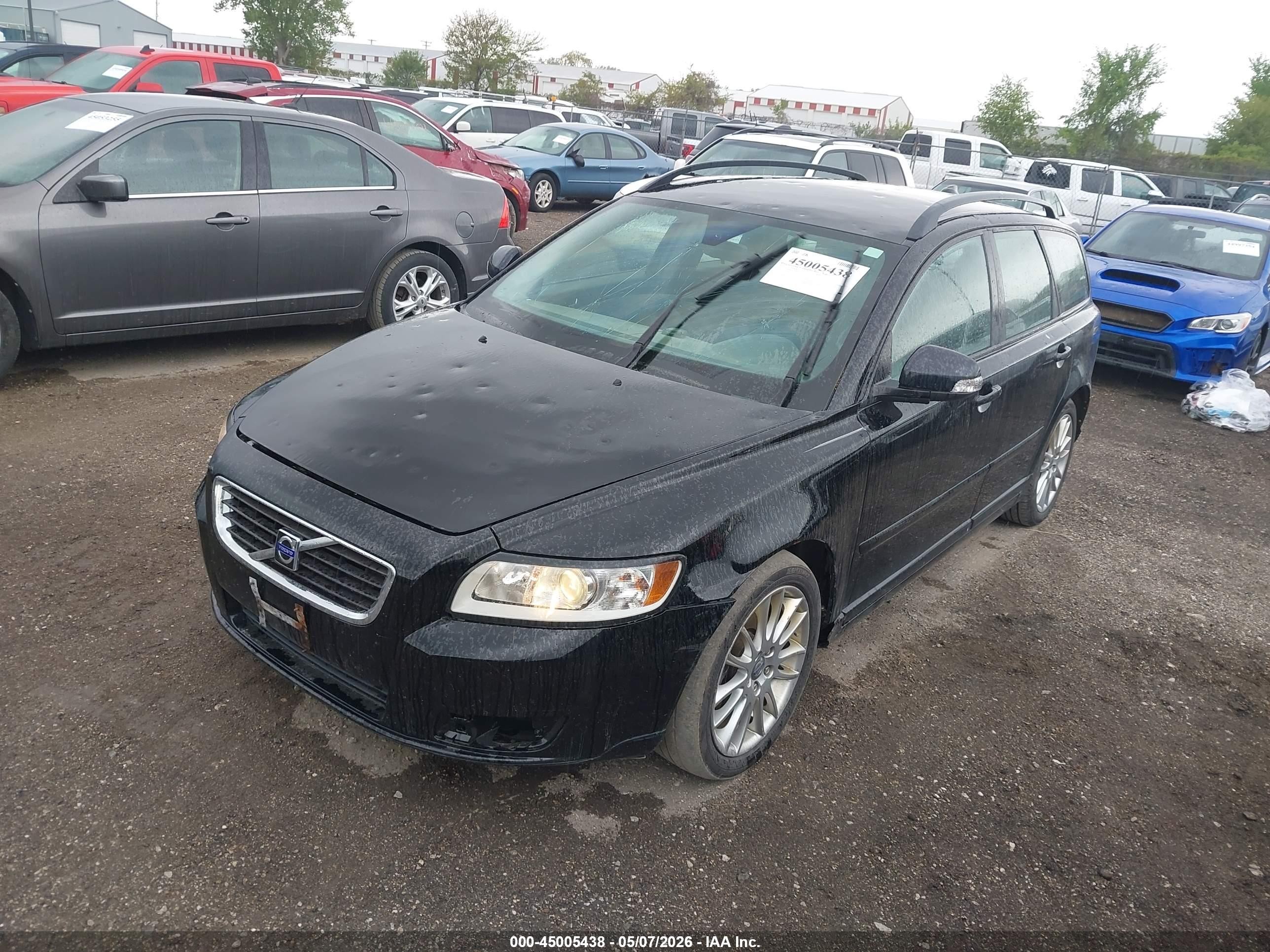 2010 Volvo V50 2.4i Black vin: YV1382MW4A2542590
