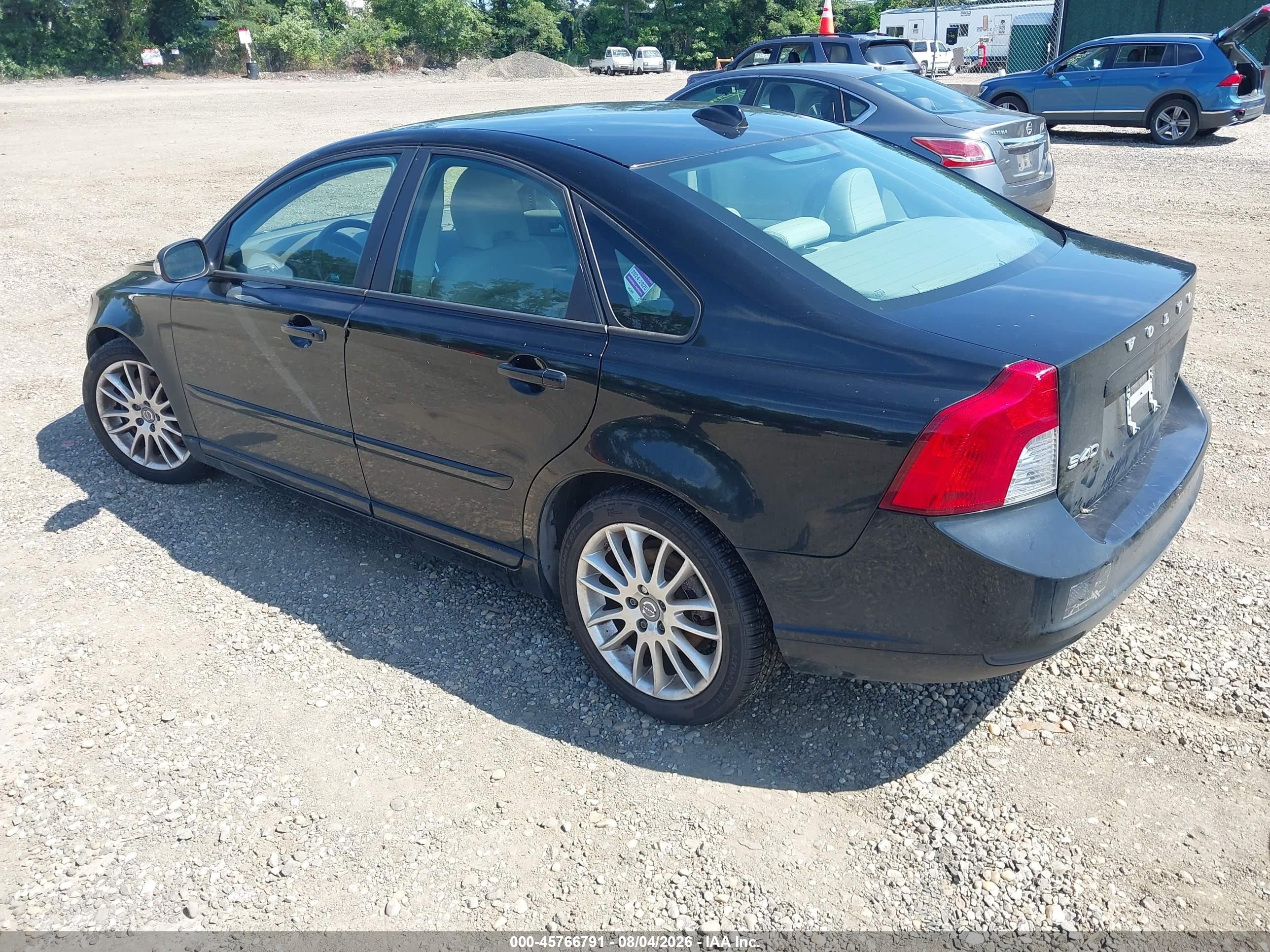 2010 Volvo S40 2.4i Black vin: YV1390MS5A2508298