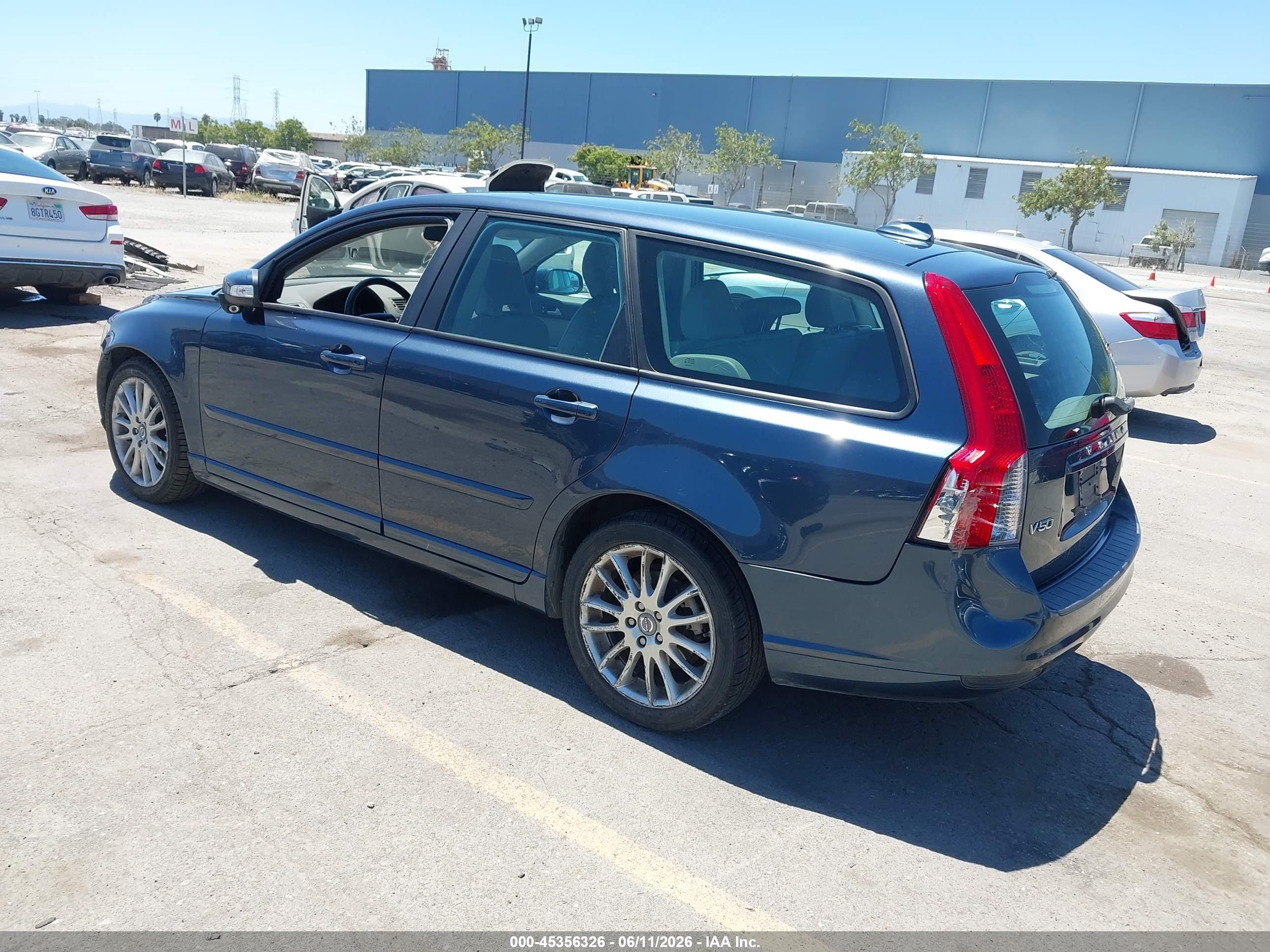 2010 Volvo V50 2.4i Blue vin: YV1390MW2A2540094