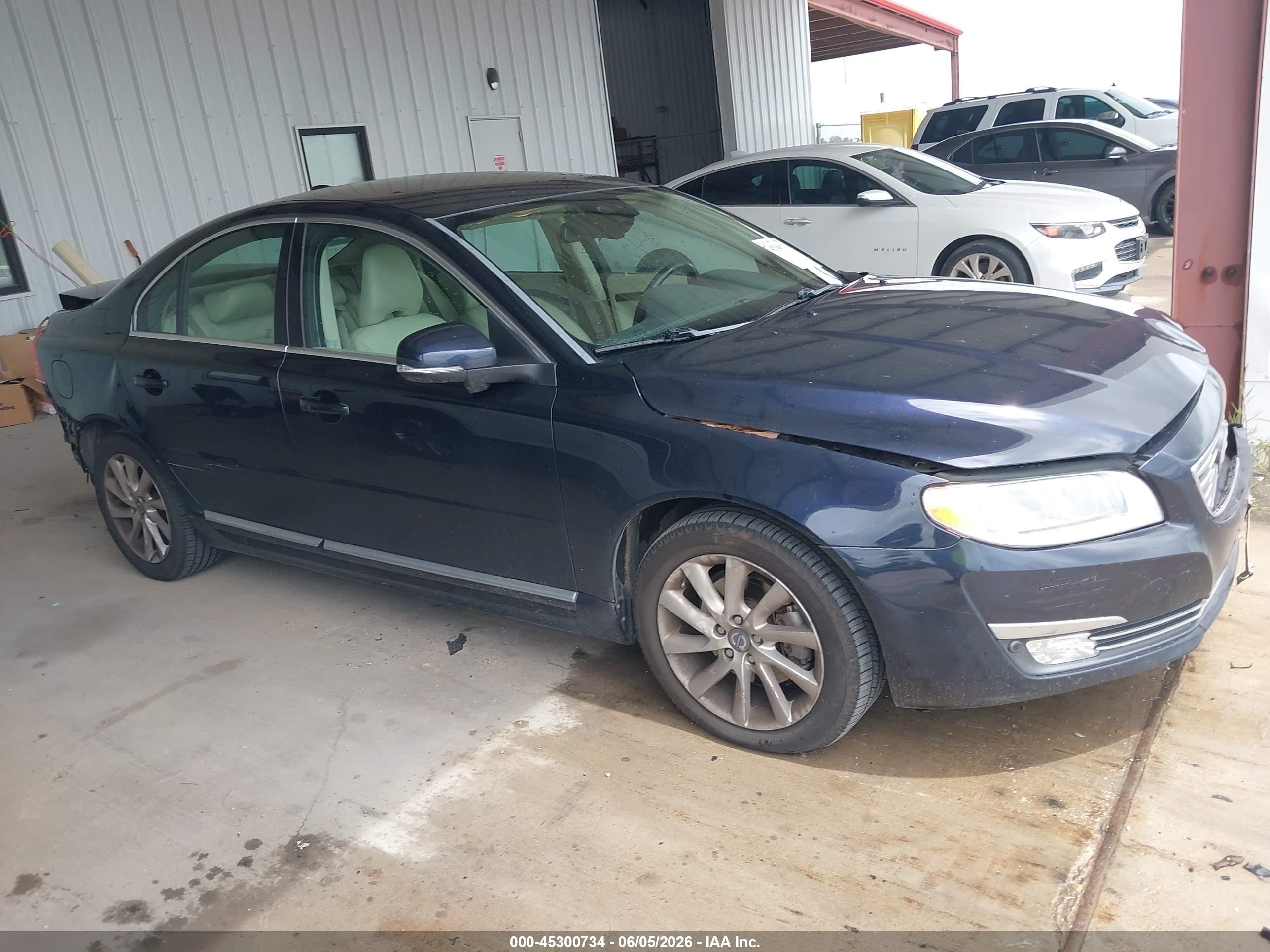 2015 Volvo S80 T5 Premier Plus Dark Blue vin: YV140MAC0F1184659