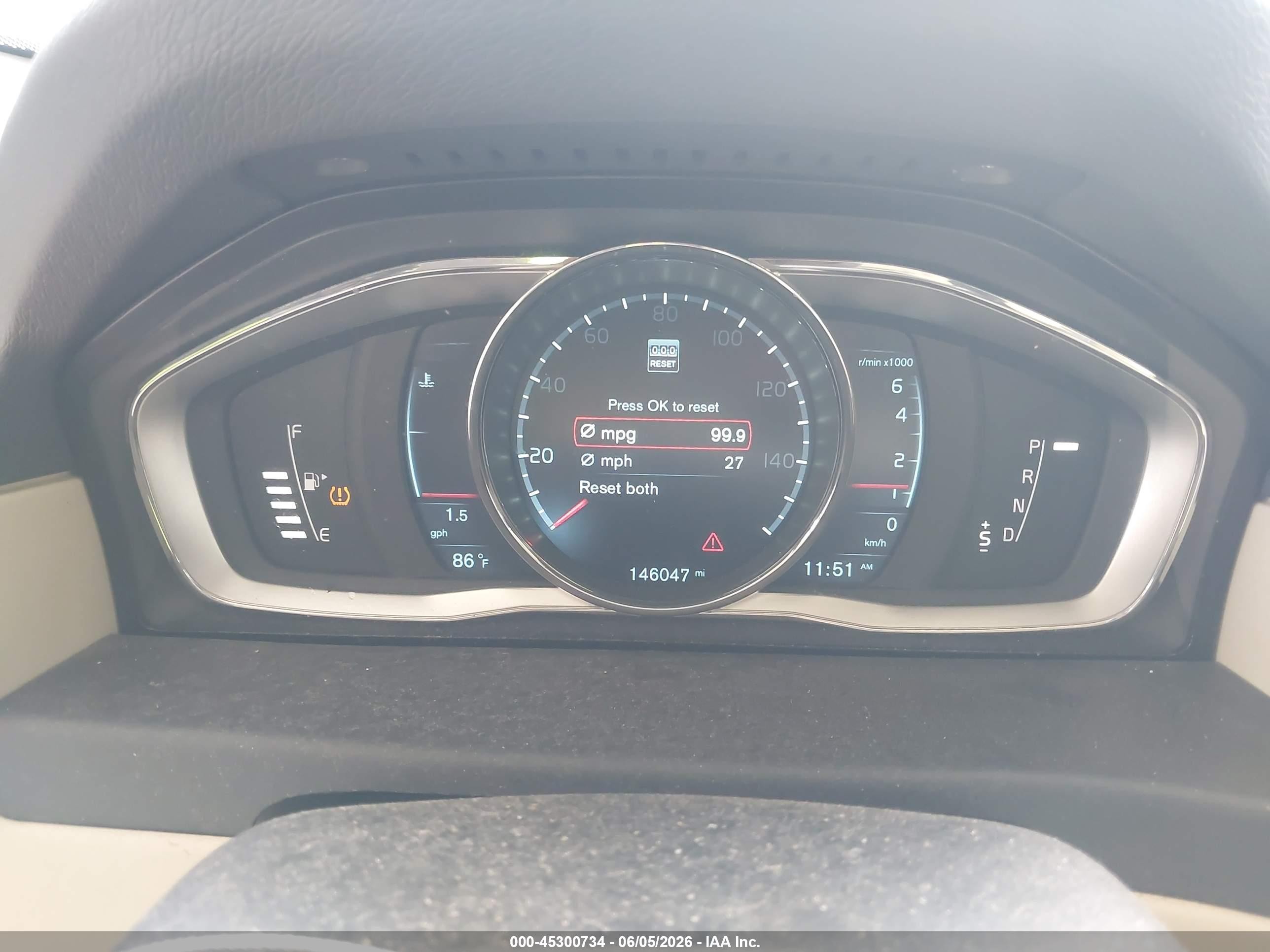 2015 Volvo S80 T5 Premier Plus Dark Blue vin: YV140MAC0F1184659