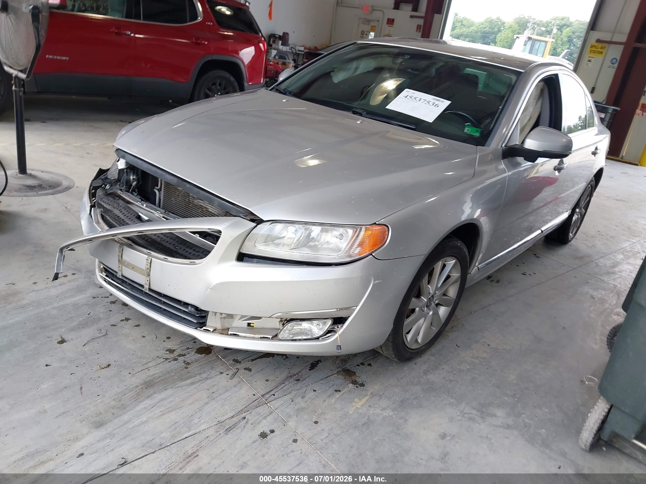 2015 Volvo S80 T5 Premier Plus Silver vin: YV140MAC6F1184360