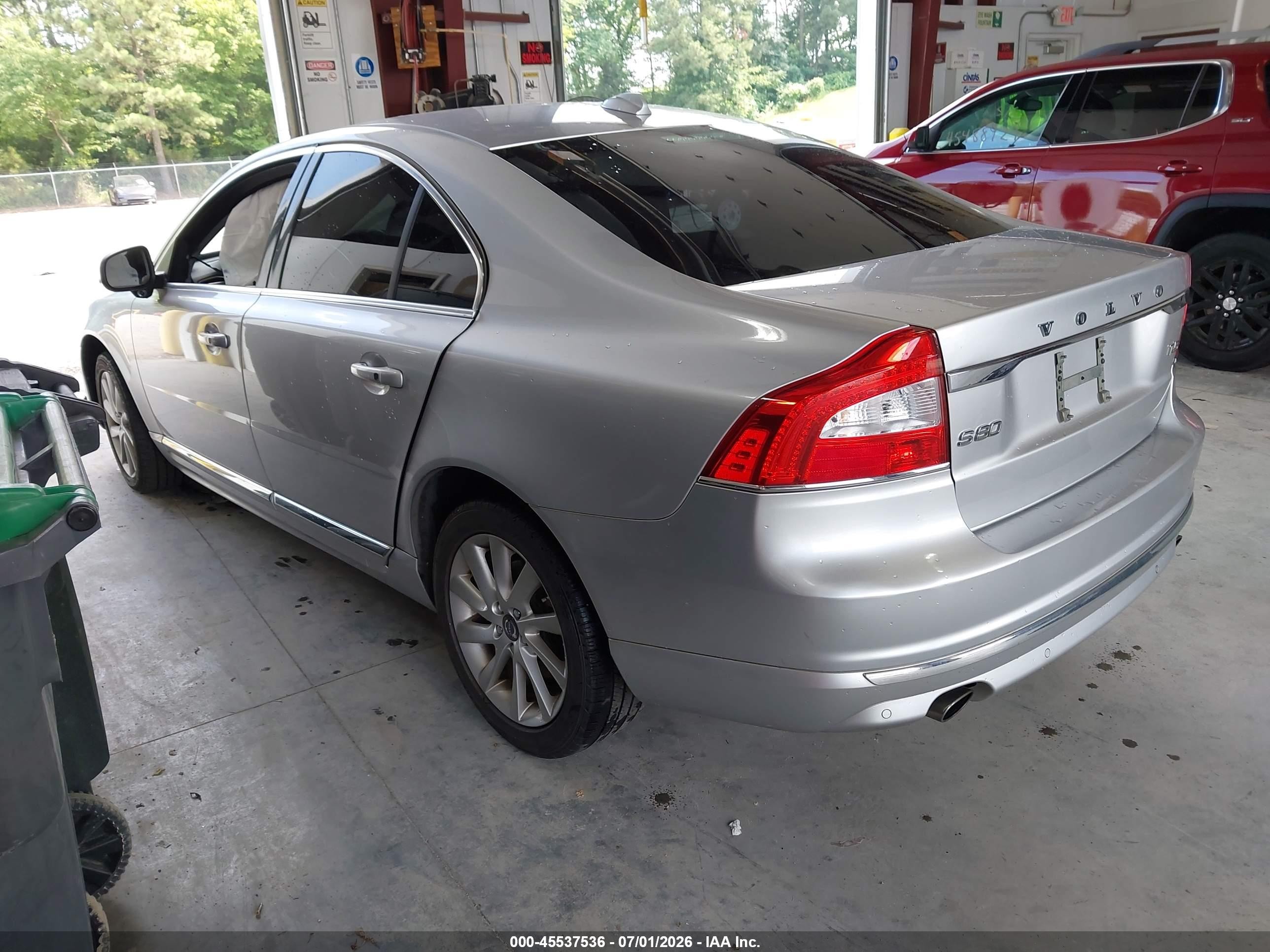 2015 Volvo S80 T5 Premier Plus Silver vin: YV140MAC6F1184360