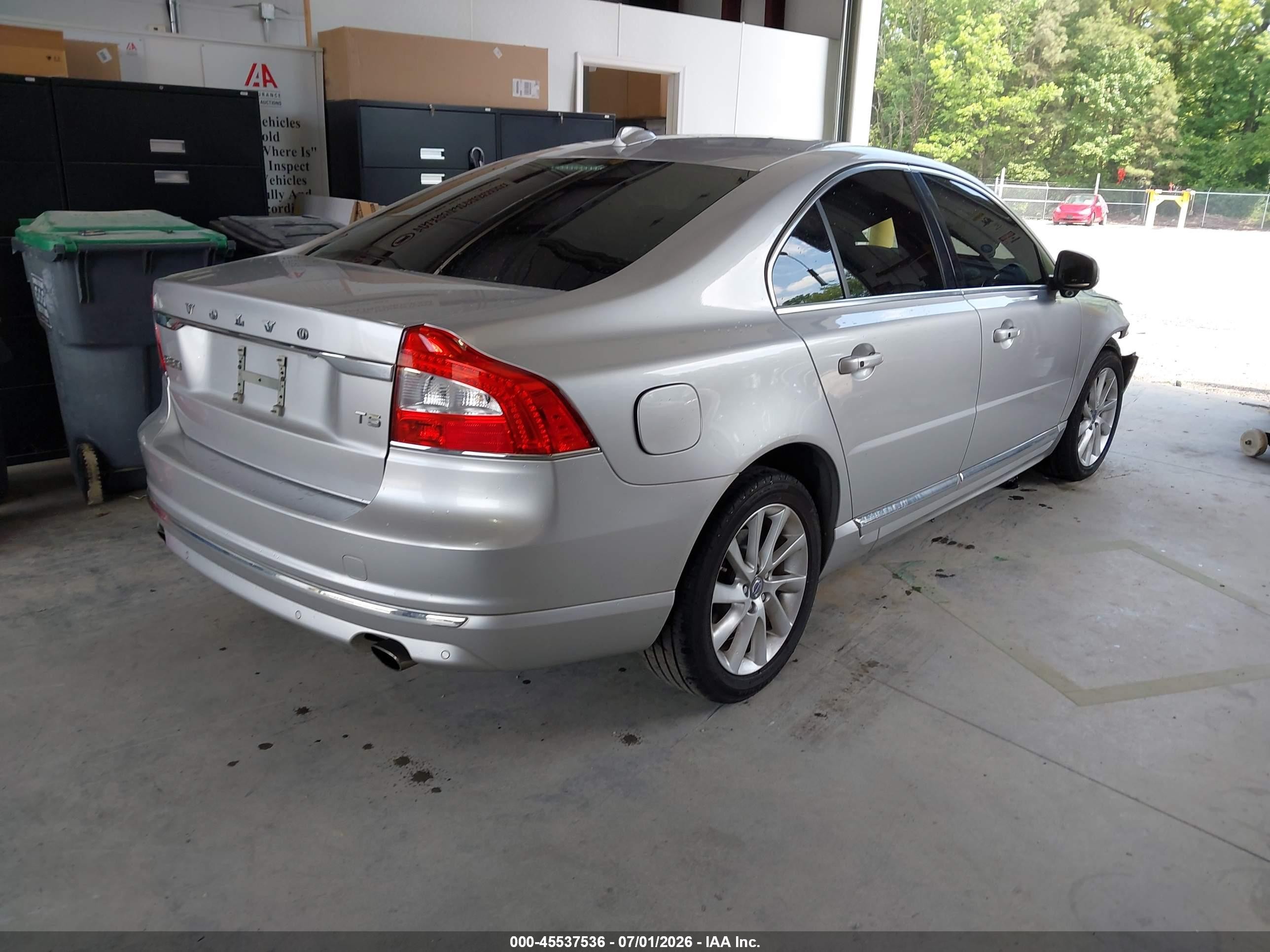 2015 Volvo S80 T5 Premier Plus Silver vin: YV140MAC6F1184360
