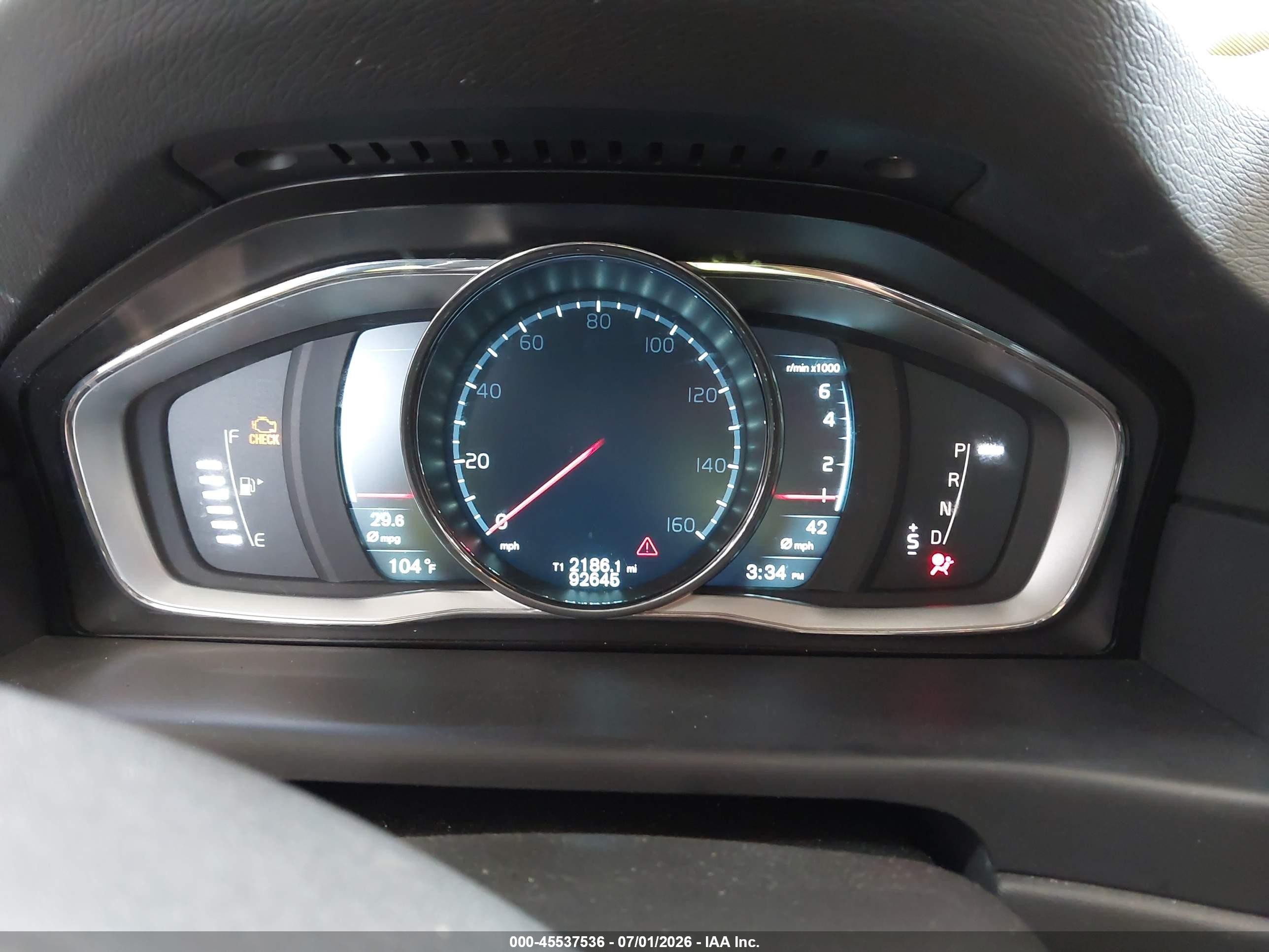2015 Volvo S80 T5 Premier Plus Silver vin: YV140MAC6F1184360