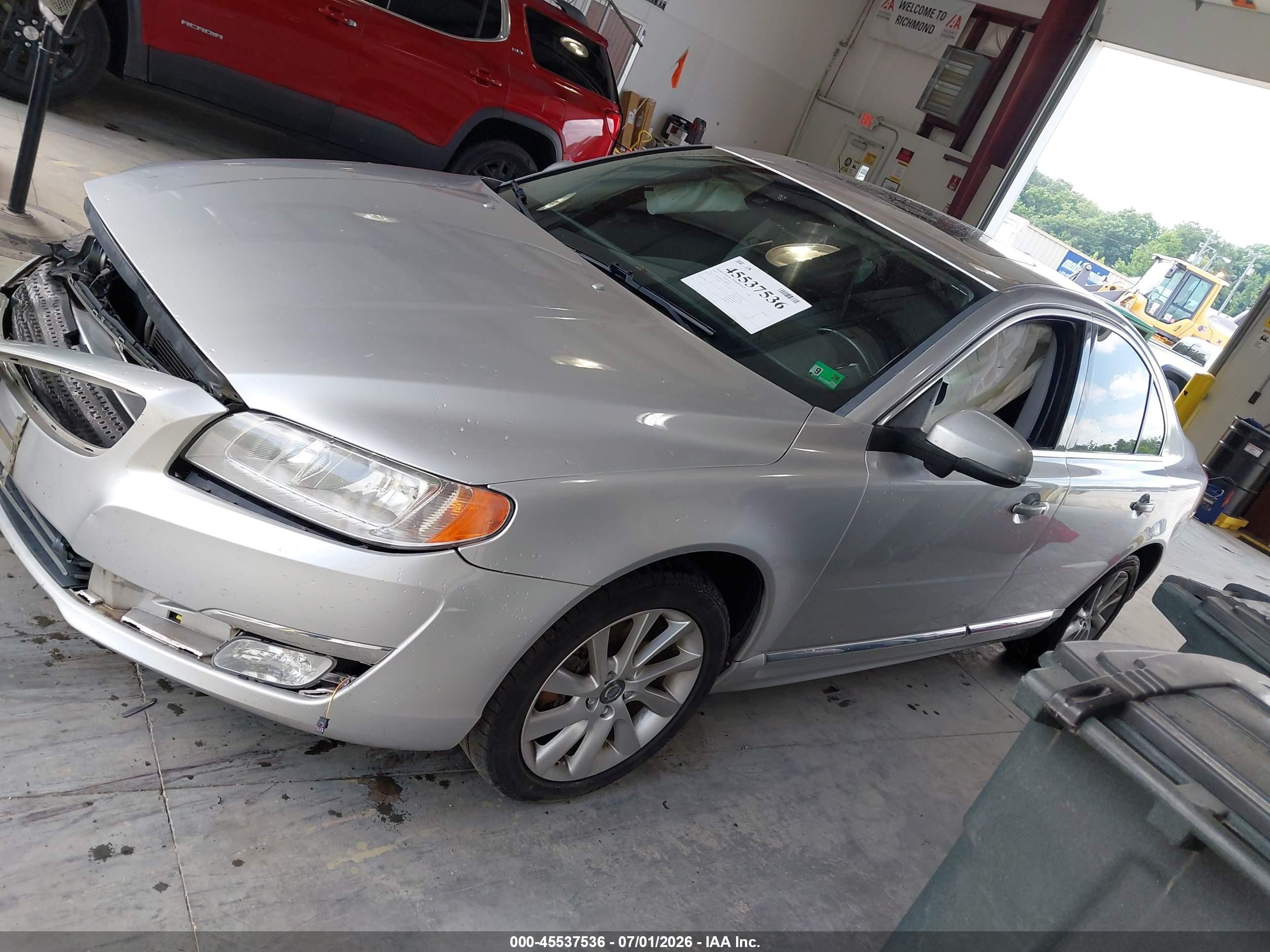2015 Volvo S80 T5 Premier Plus Silver vin: YV140MAC6F1184360