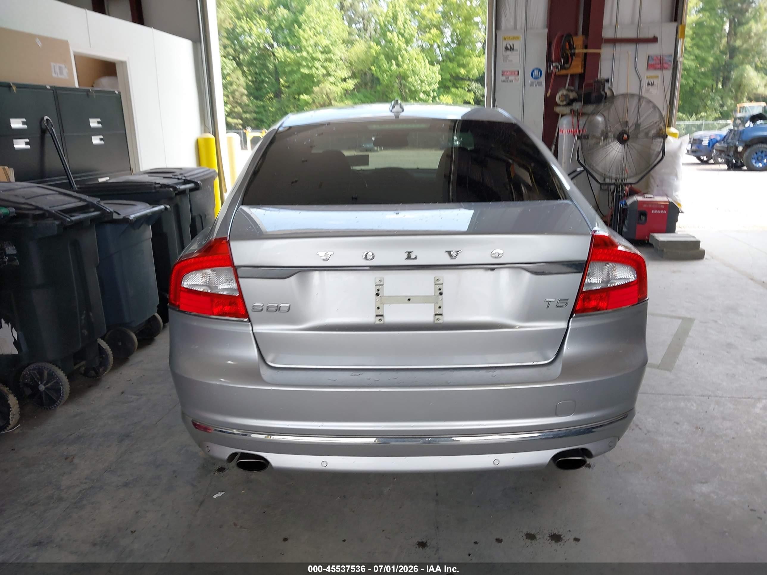 2015 Volvo S80 T5 Premier Plus Silver vin: YV140MAC6F1184360
