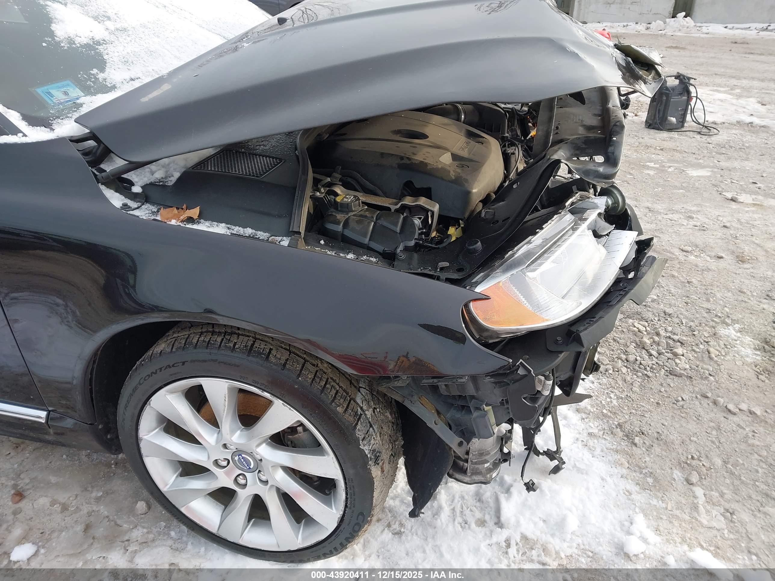 2016 Volvo S80 T5 Drive-e Черный vin: YV140MAK3G1197222
