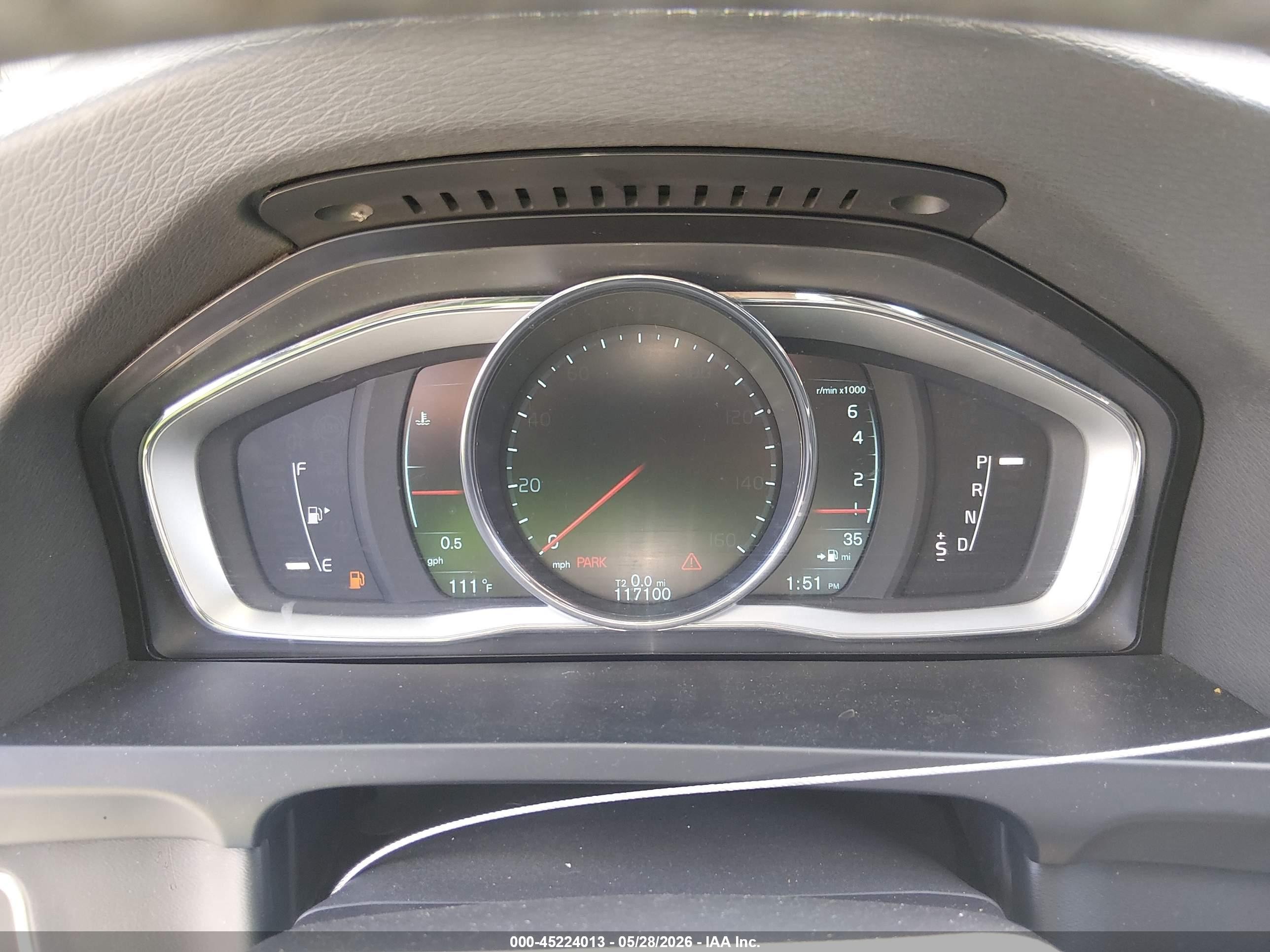 2015 Volvo V60 T5 Premier Black vin: YV140MEB6F1207654