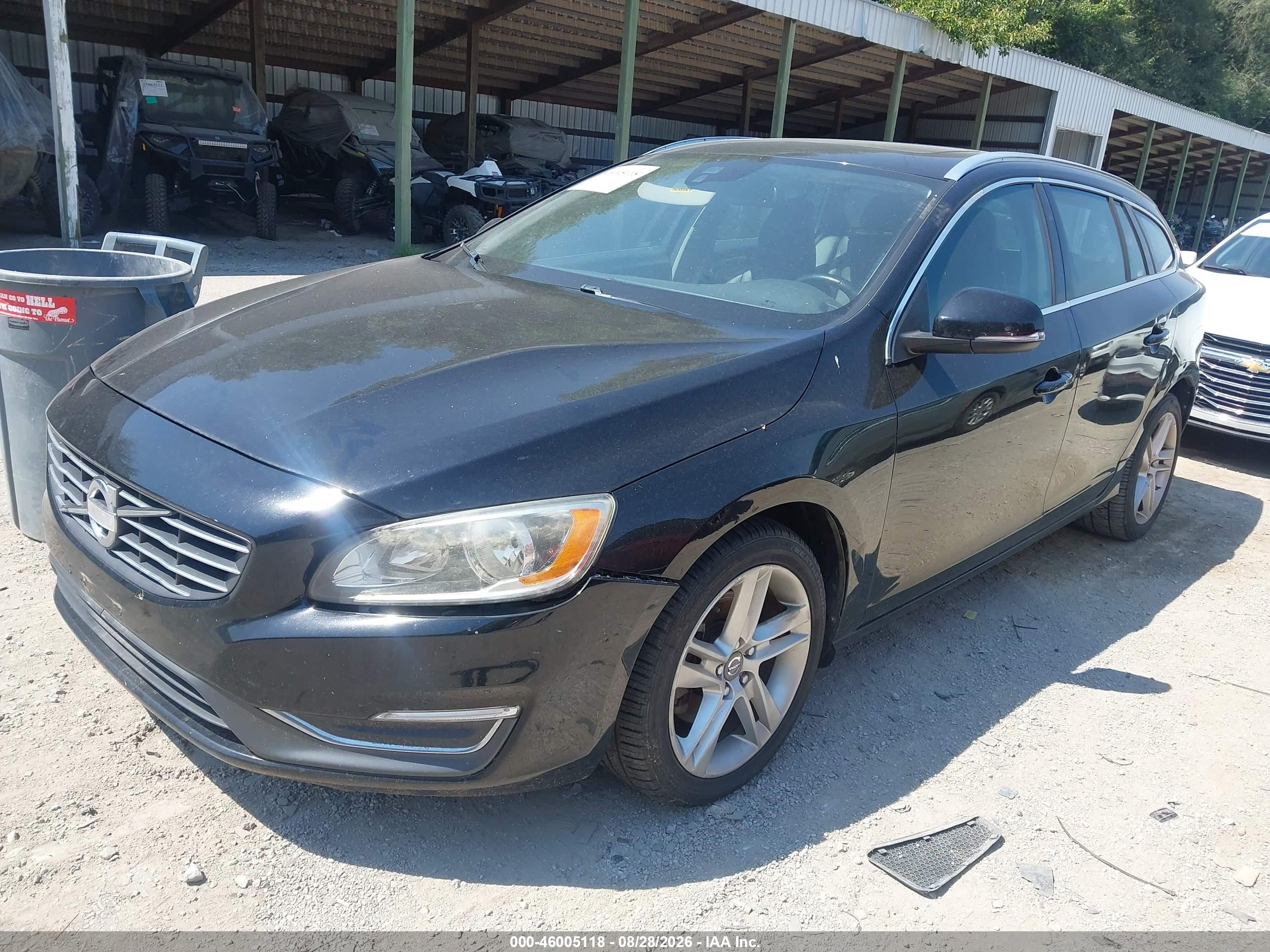 2015 Volvo V60 T5 Premier Black vin: YV140MEB7F1207680