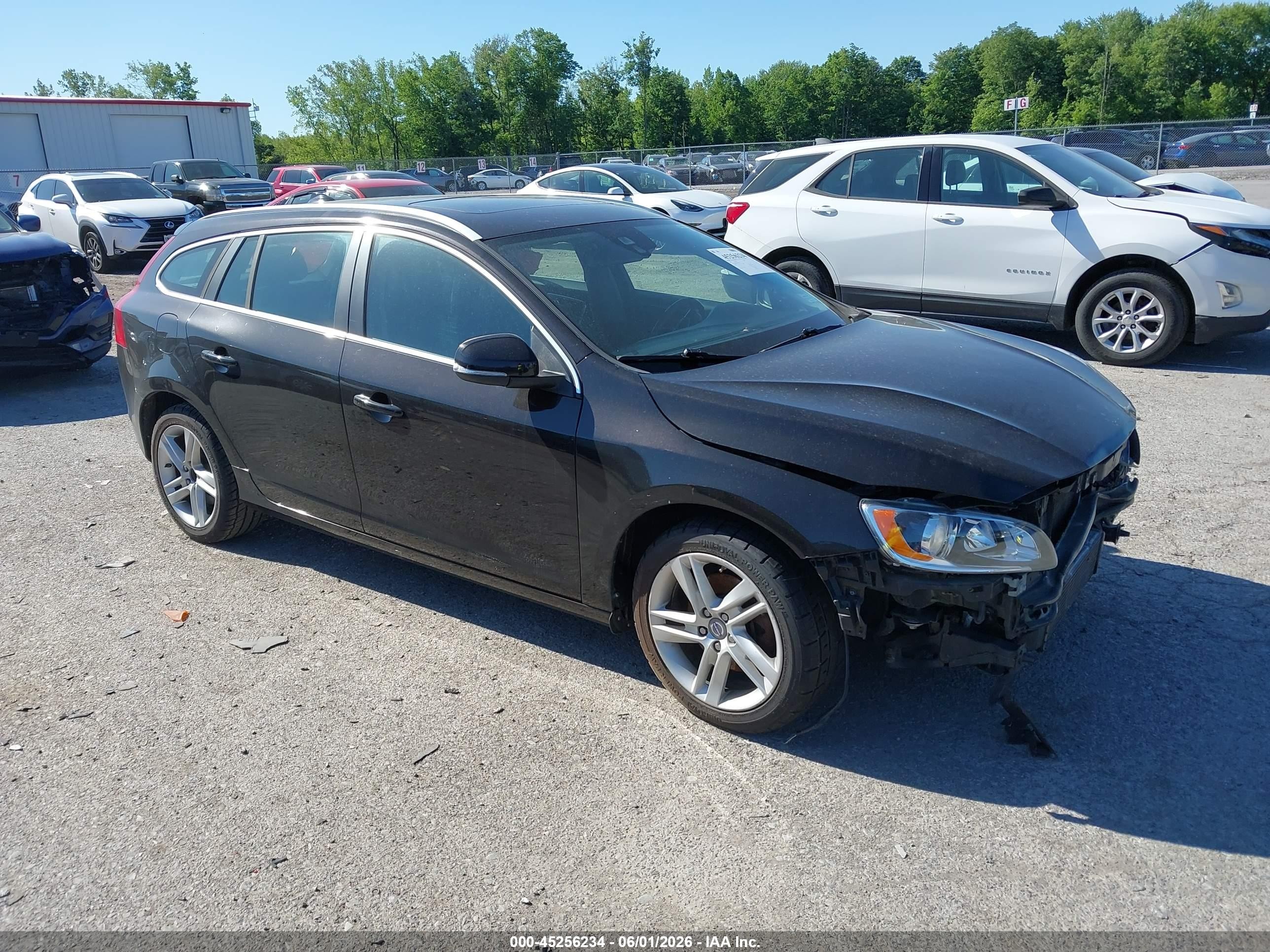 2015 Volvo V60 T5 Premier Black vin: YV140MEB9F1199050