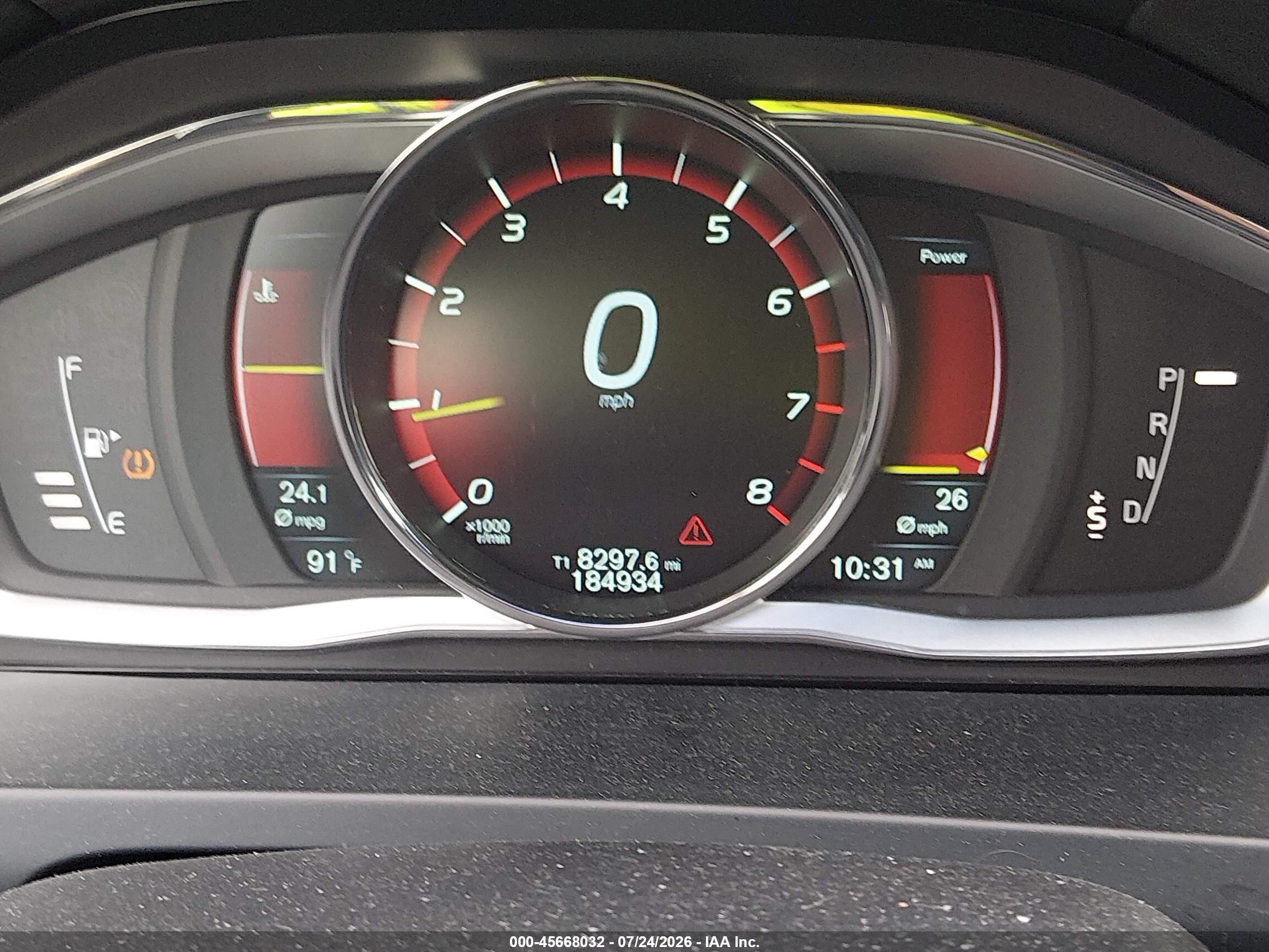 2015 Volvo V60 T5 Premier Black vin: YV140MEBXF1207429