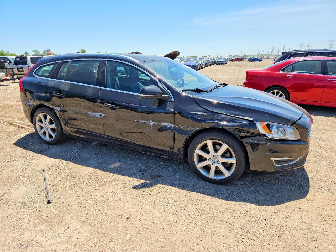 2016 Volvo V60 T5 Premier Black vin: YV140MEK2G1307106