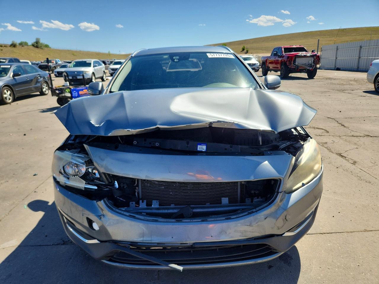 2017 Volvo V60 T5 Premier Gray vin: YV140MEK2H1332458