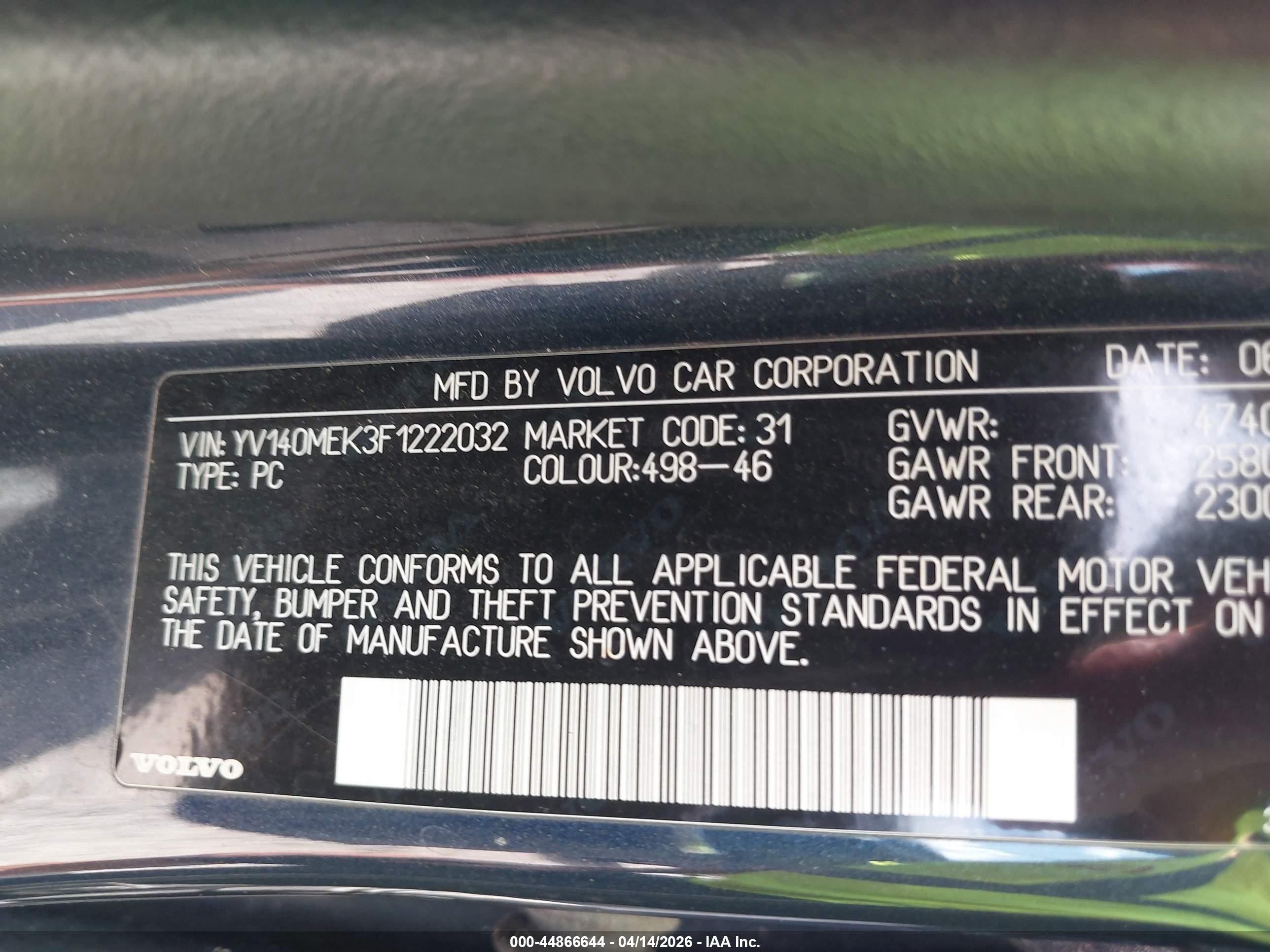 2015 Volvo V60 T5 Premier Dark Blue vin: YV140MEK3F1222032