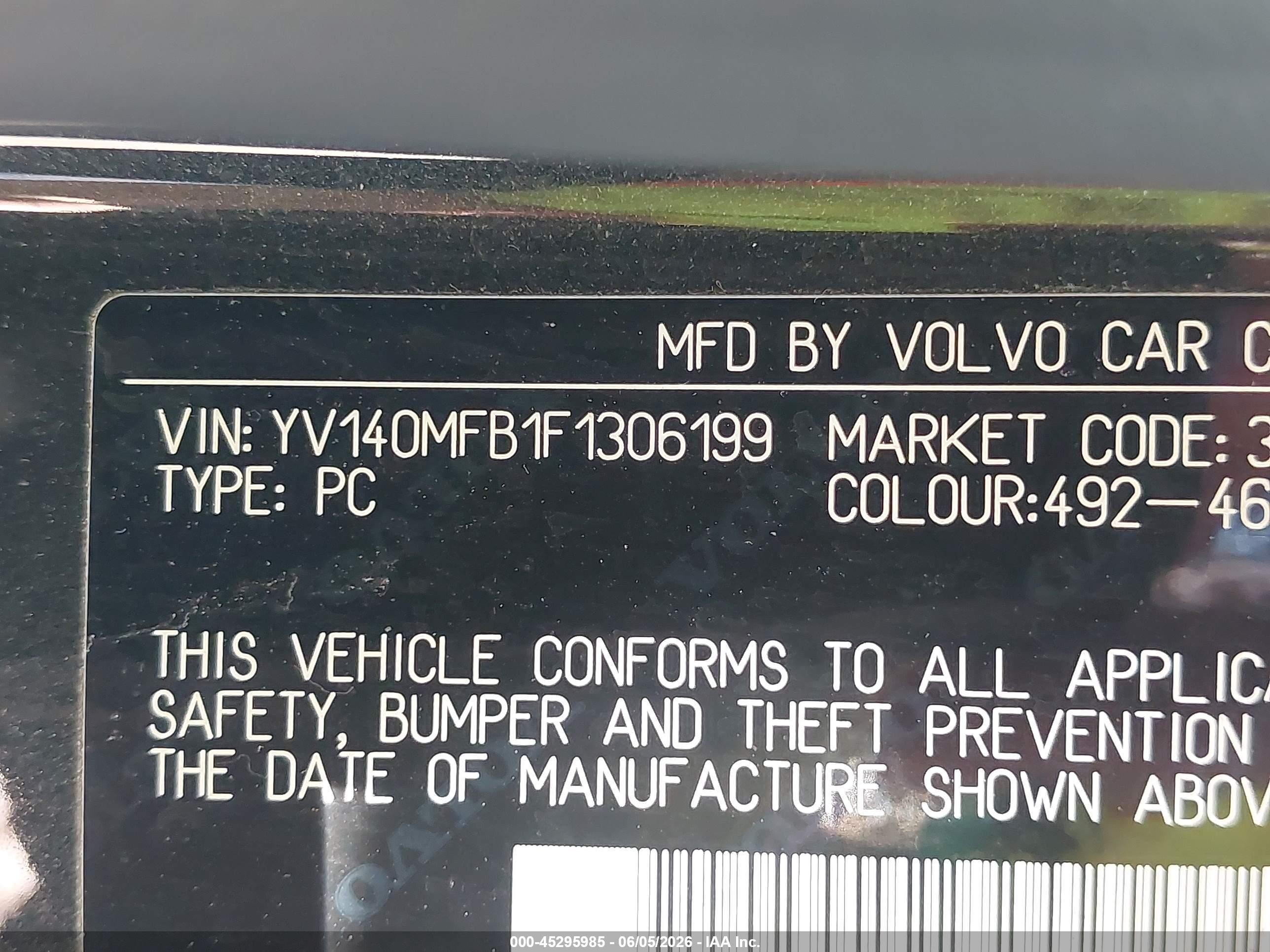 2015 Volvo S60 T5 Premier Gray vin: YV140MFB1F1306199
