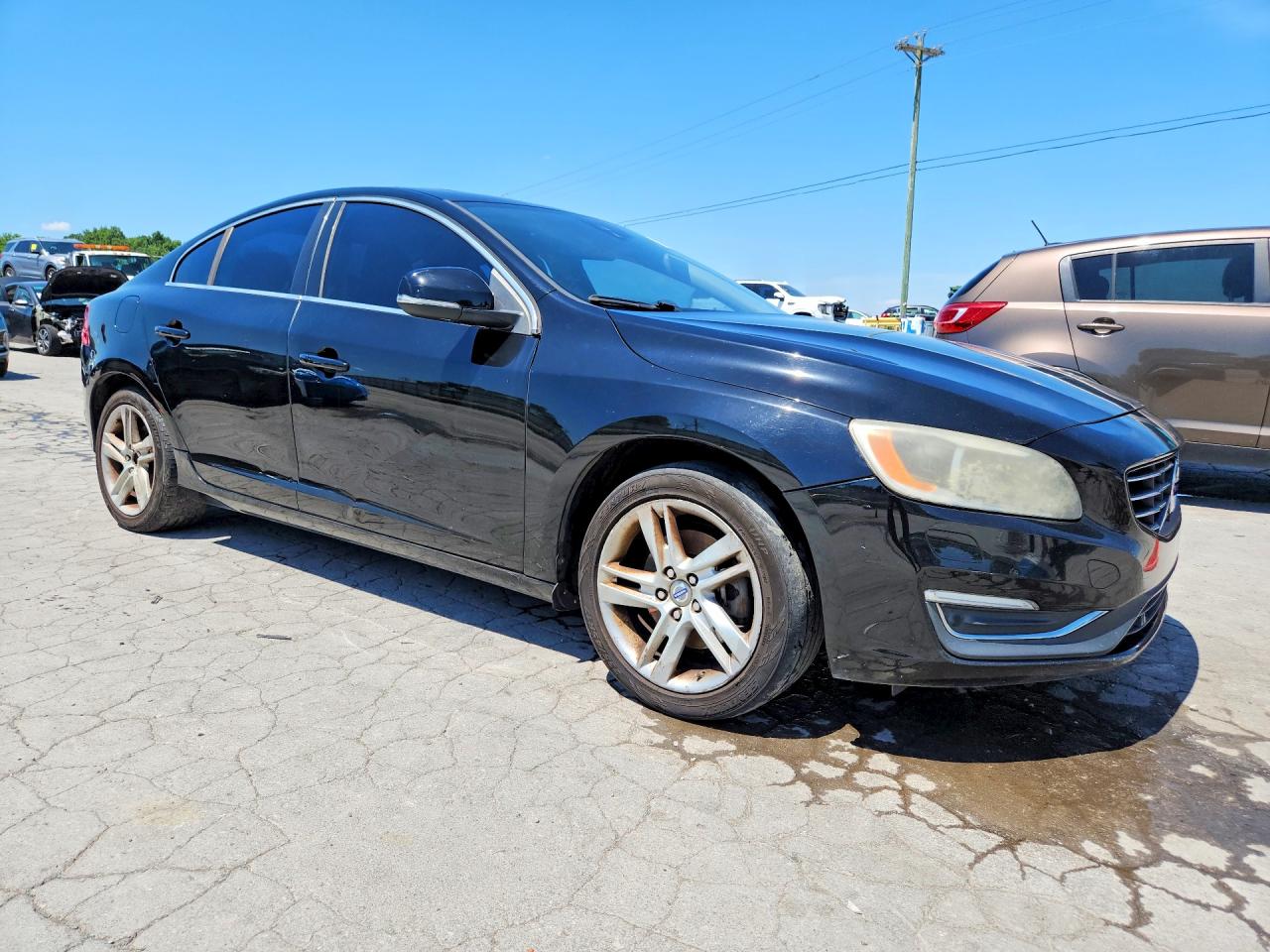 2015 Volvo S60 Premier Black vin: YV140MFB5F1309025